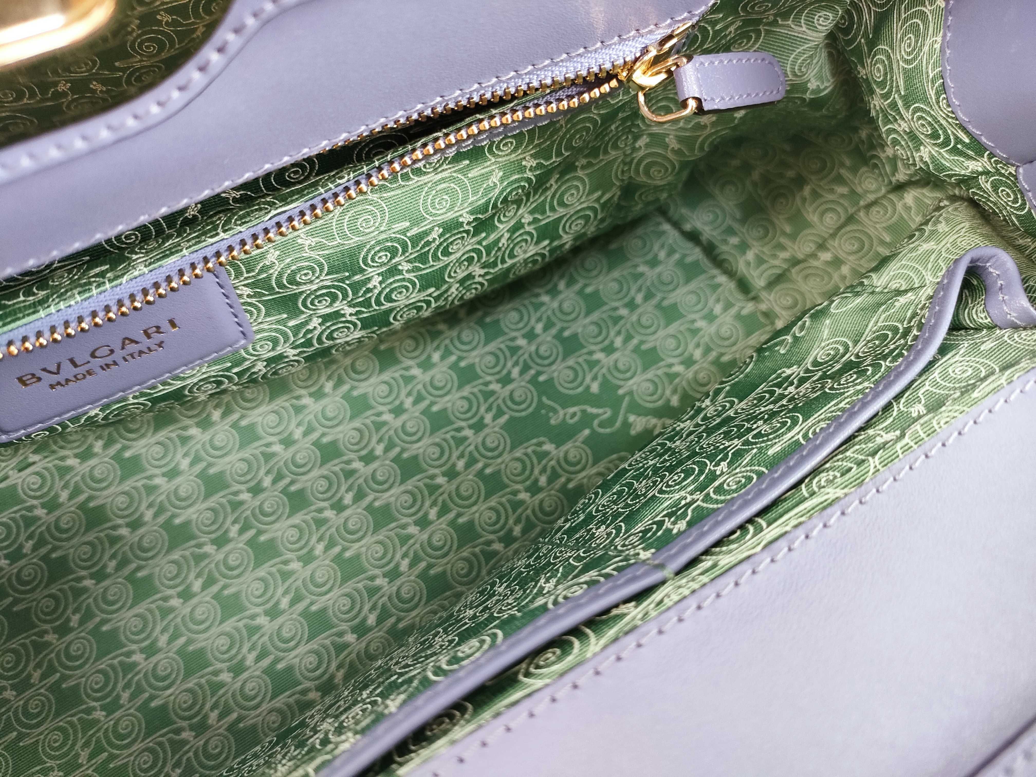 Bulgari handbag, green handbag — view 12