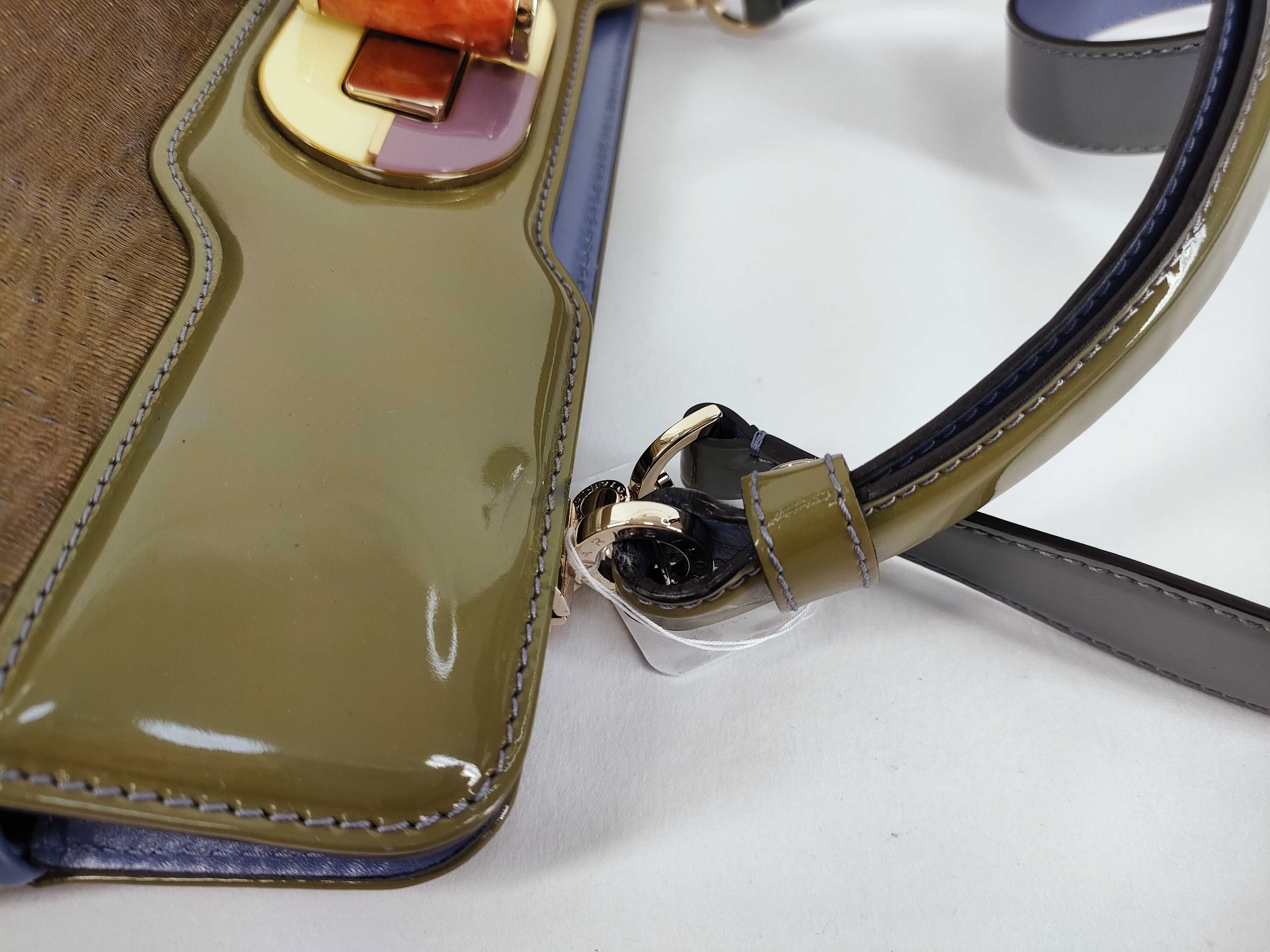 Bulgari handbag, green handbag — view 5