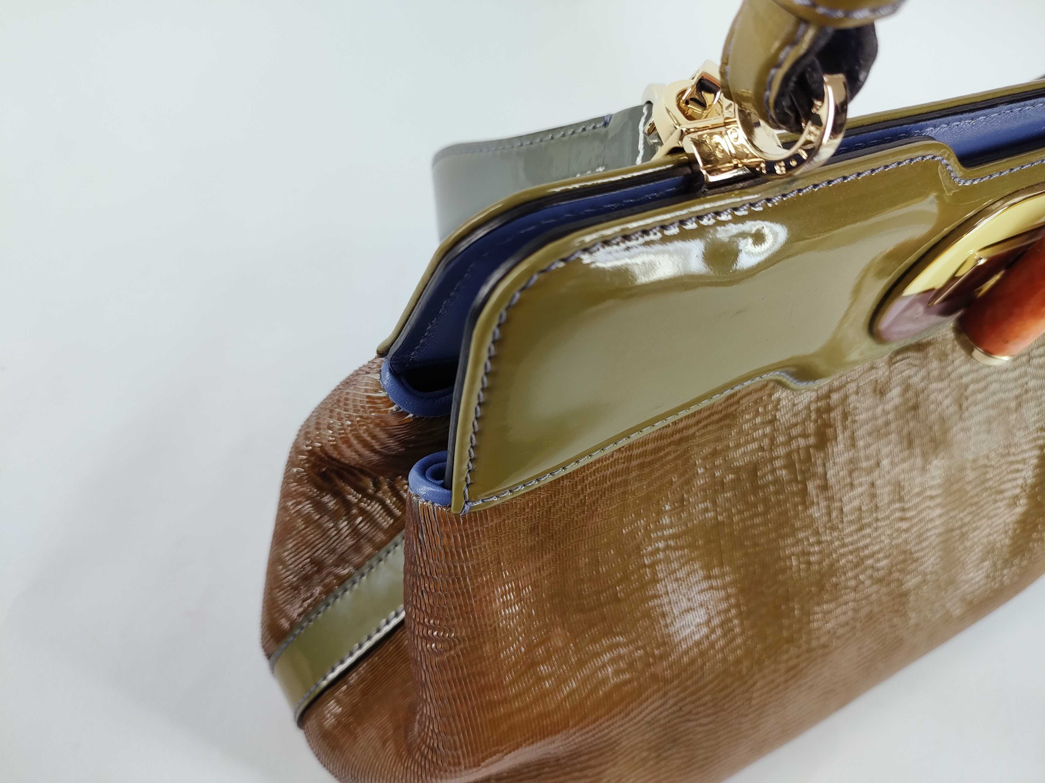 Bulgari handbag, green handbag — view 9