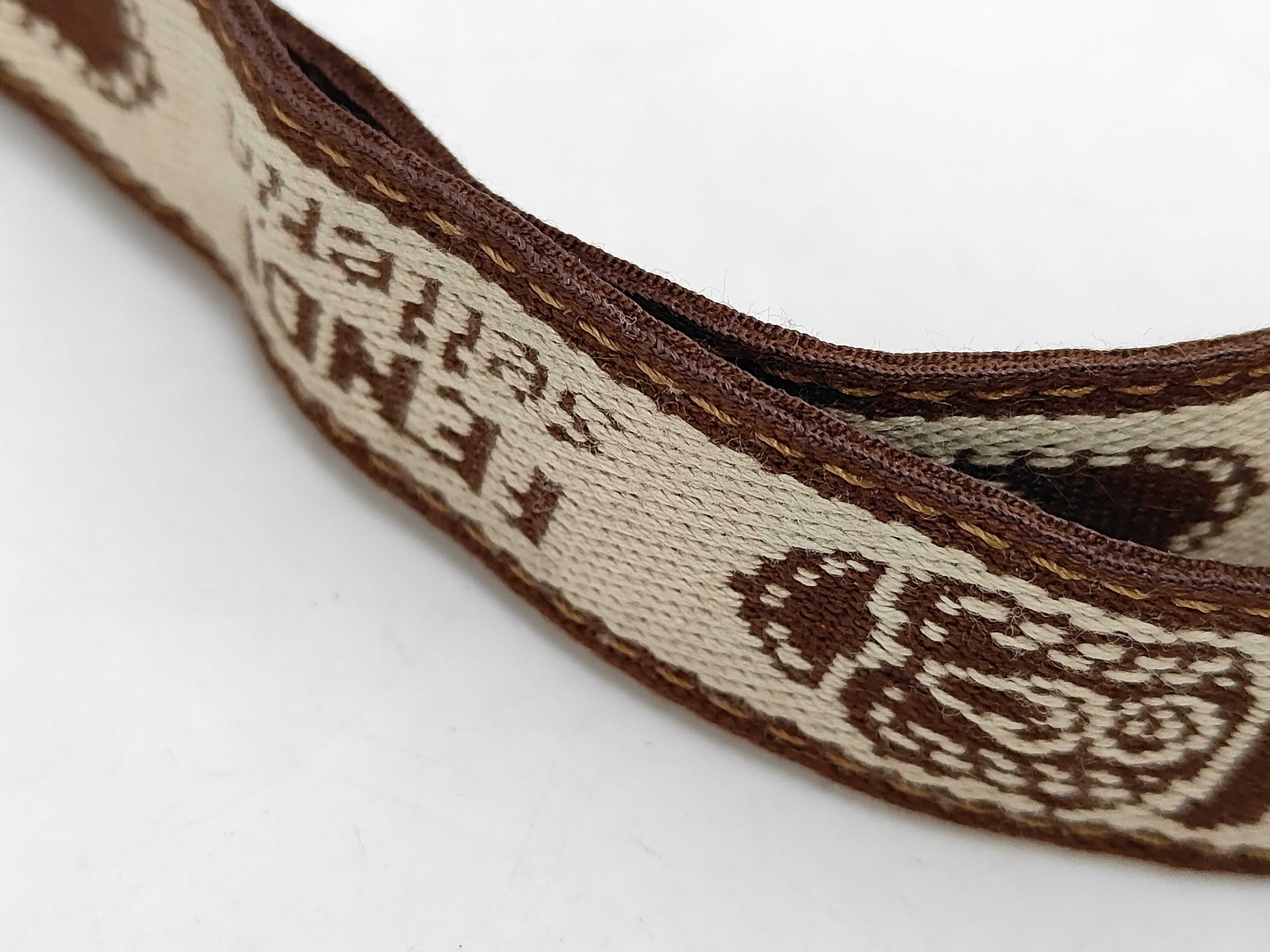 Zucca pattern shoulder bag, Zucca Selleria nylon canvas and leather shoulder bag — view 6