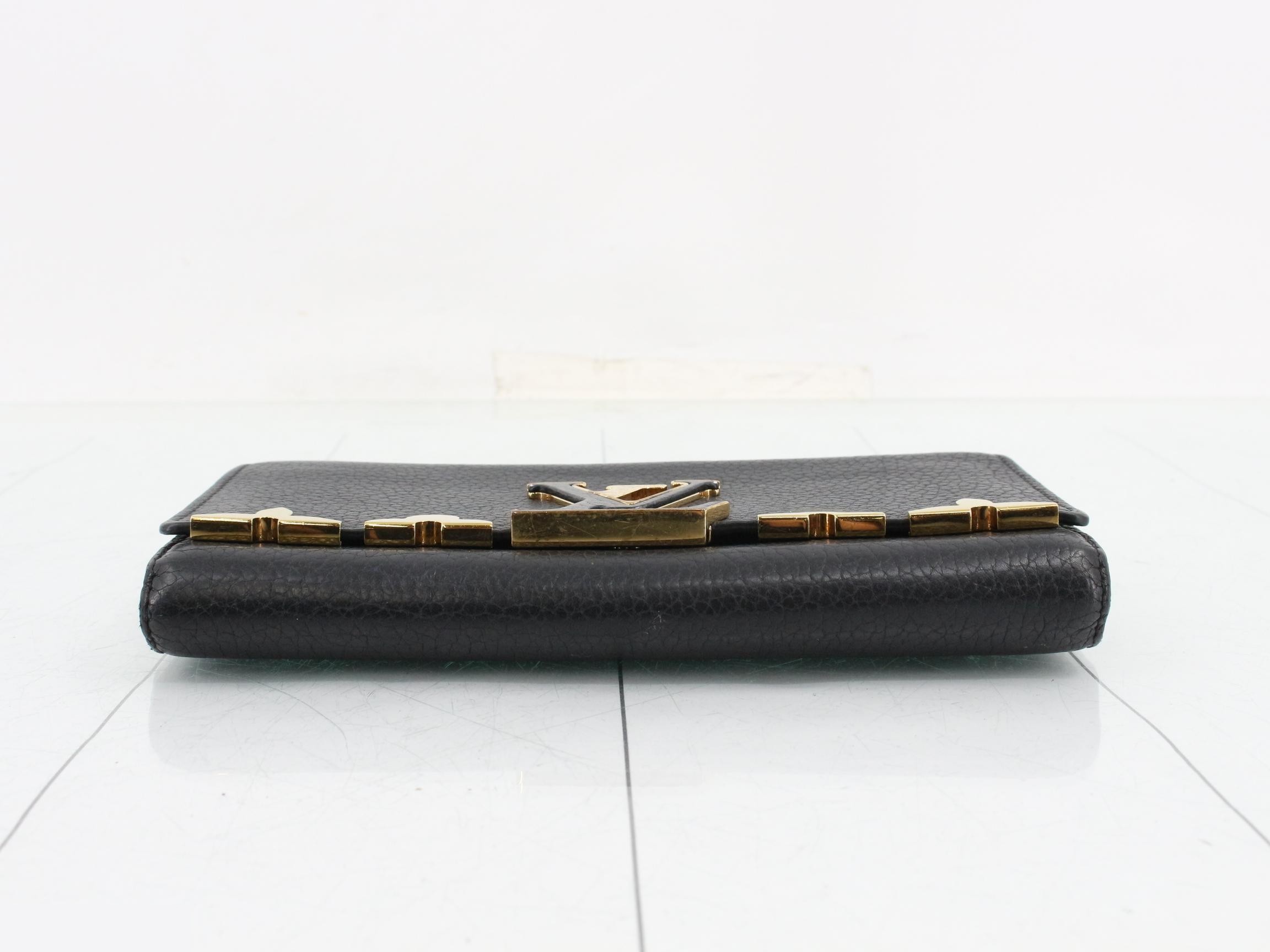 Portefeuille Capucines Taurillon Leather — view 3