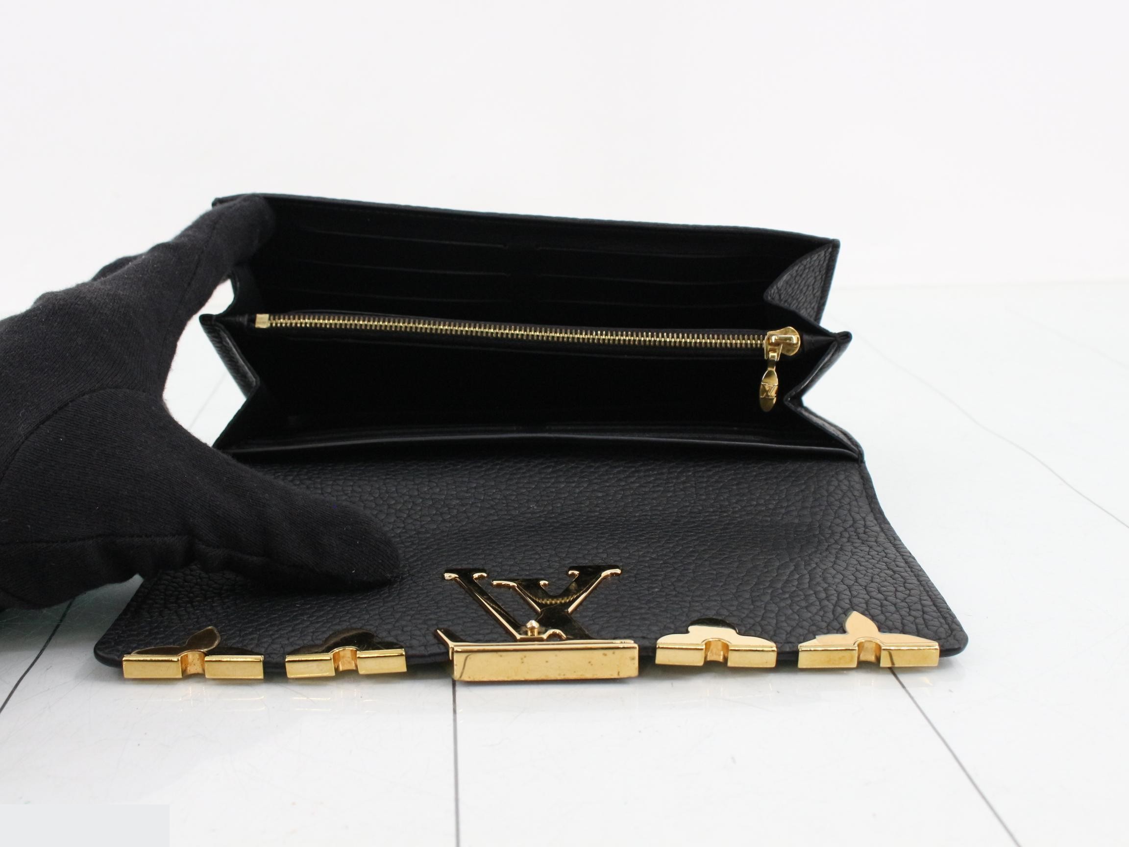 Portefeuille Capucines Taurillon Leather — view 4