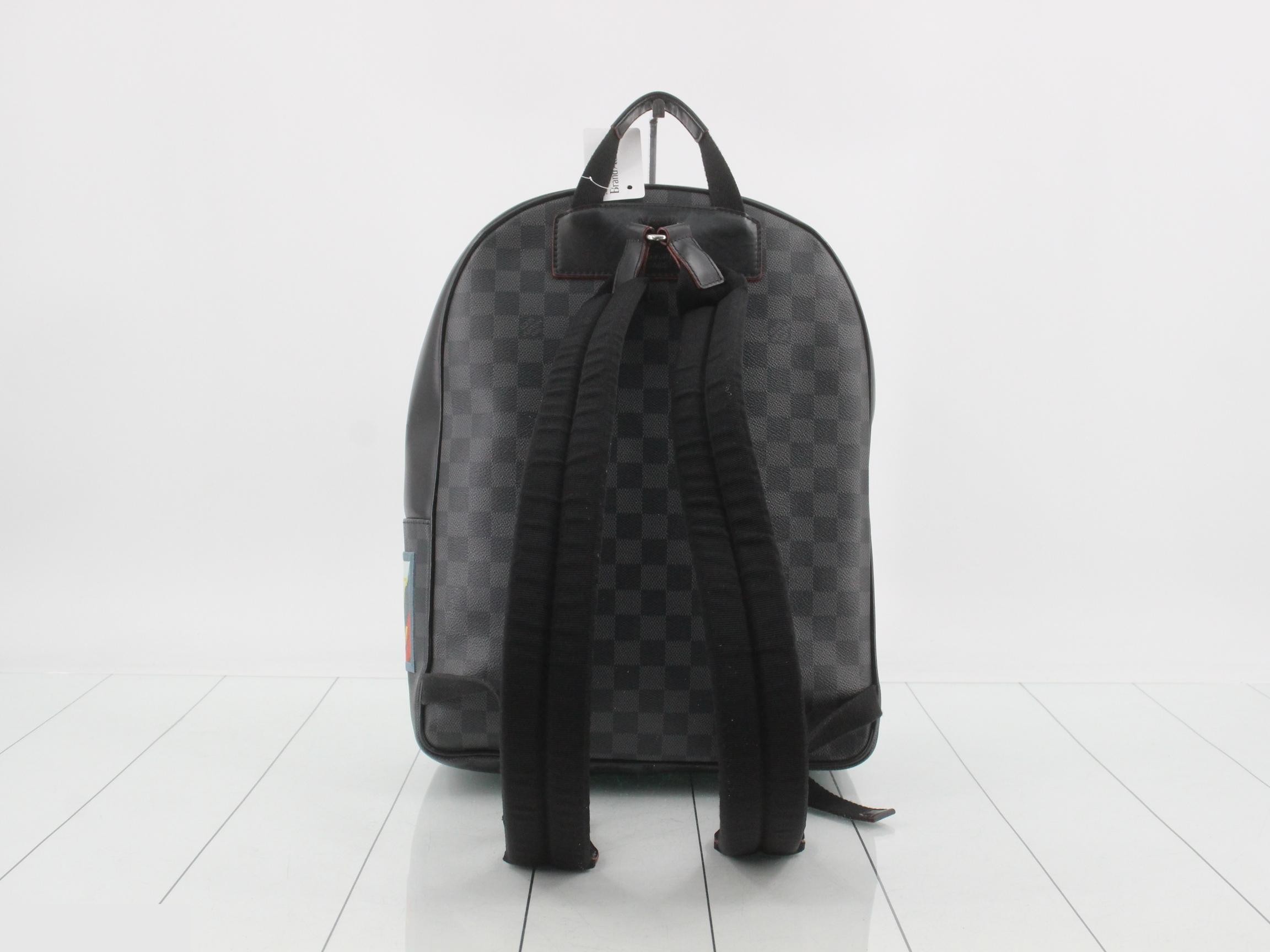 LV Alps Collection Damier Graphite Josh Backpack — view 2