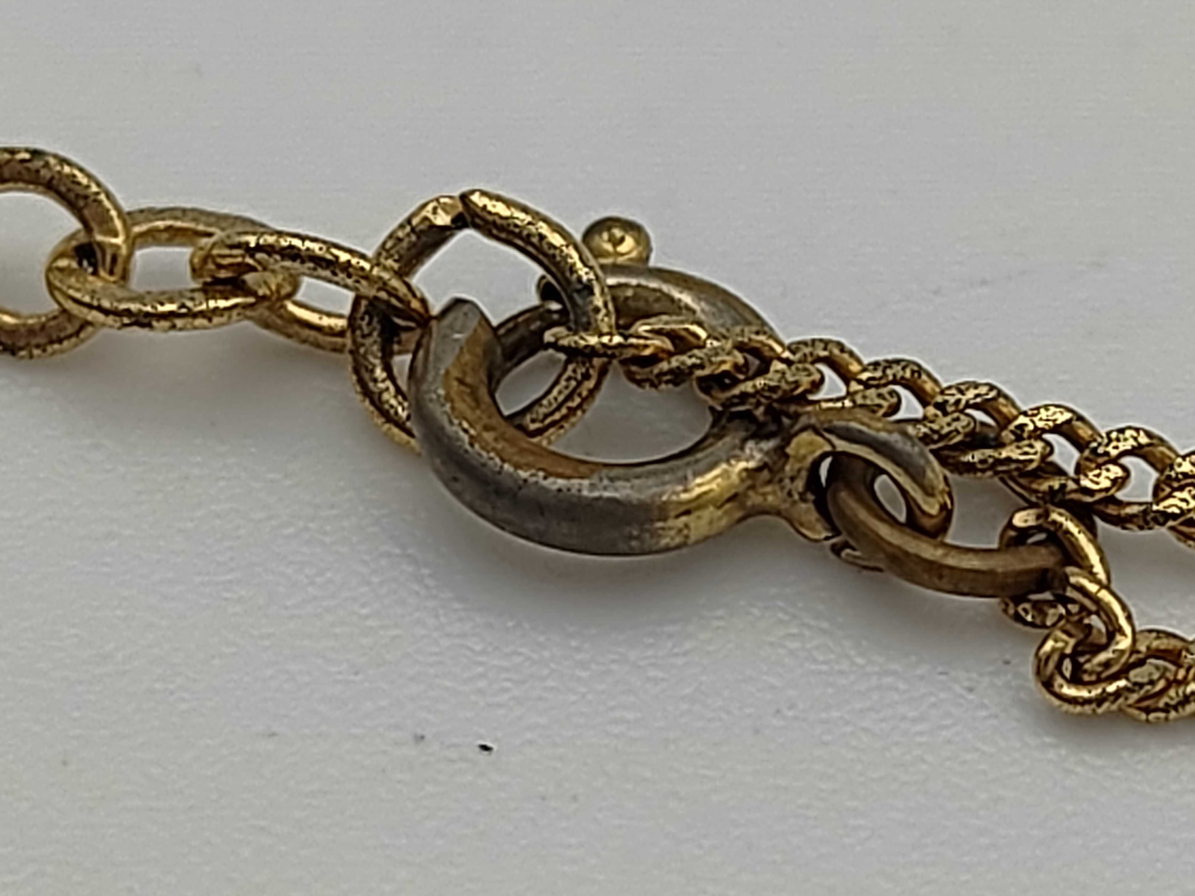 Christian CD Logo Teardrop Gold Necklace — view 7