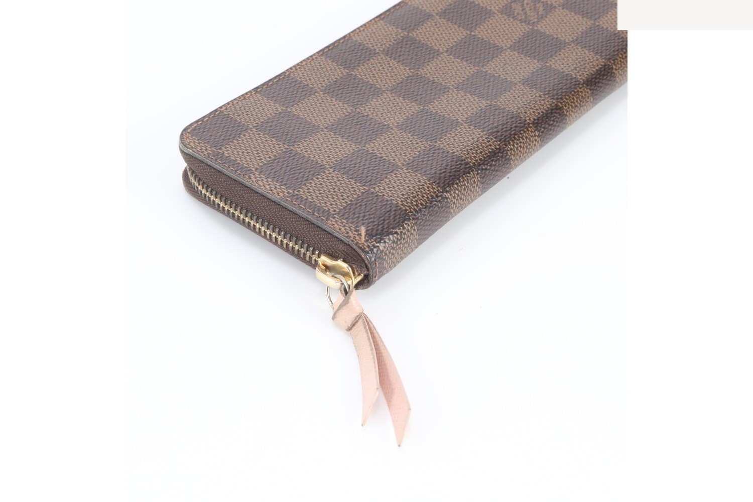 Damier Portefeuille Clemence N41626 Leather Long Wallet — view 3