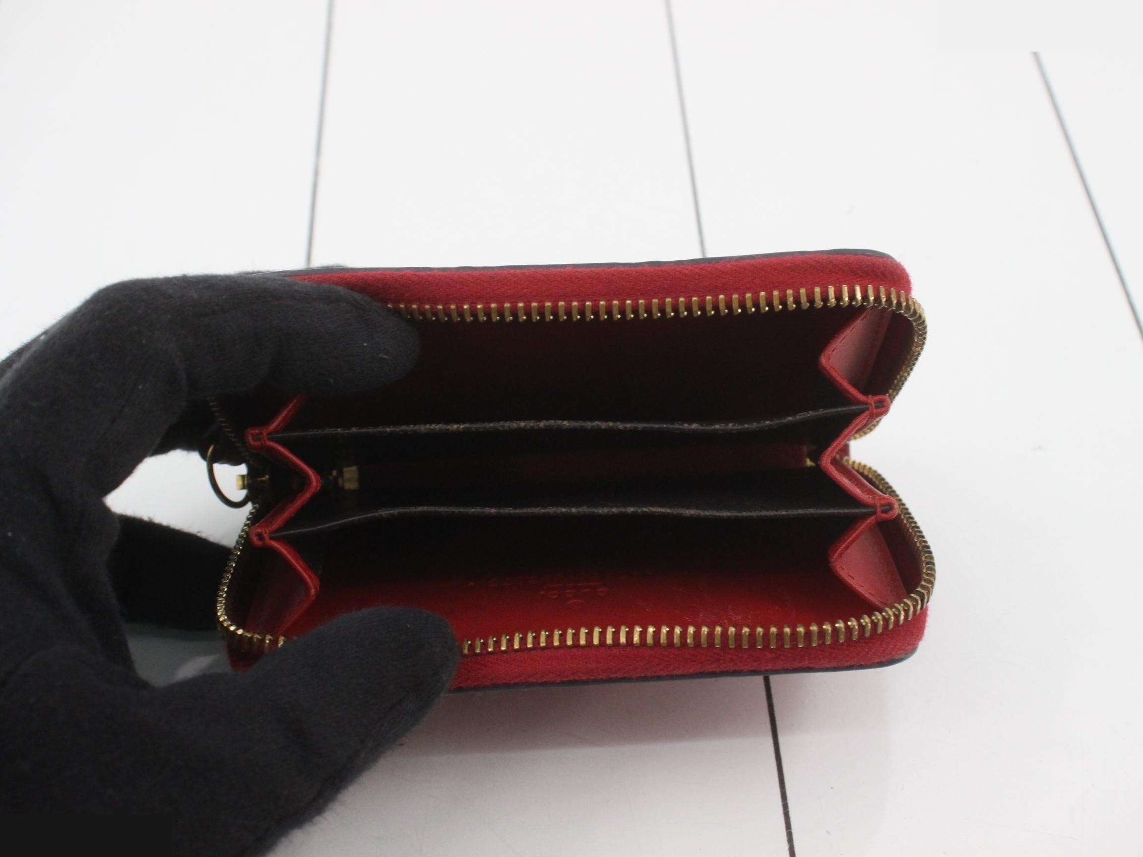 Guccissima (bag) and wallet, leather, red — view 4