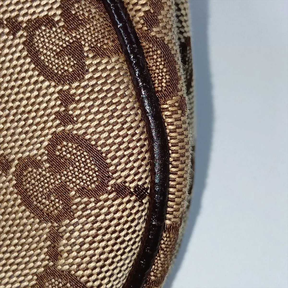 GG Canvas x Leather Shoulder Bag Brown 153010 — view 15