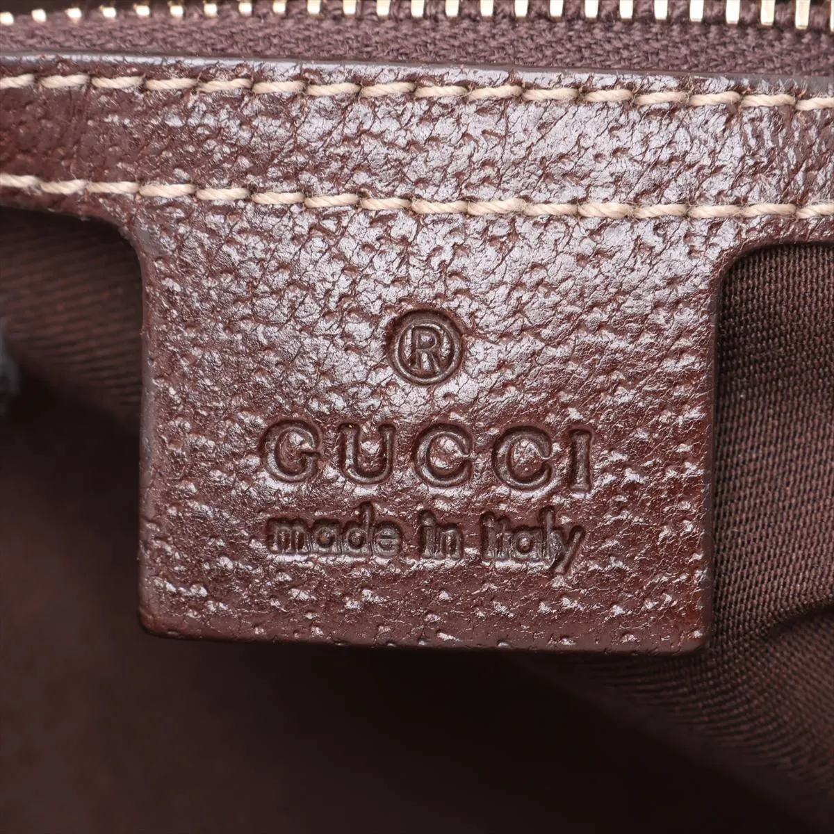 GG Canvas x Leather Shoulder Bag Brown 153010 — view 9