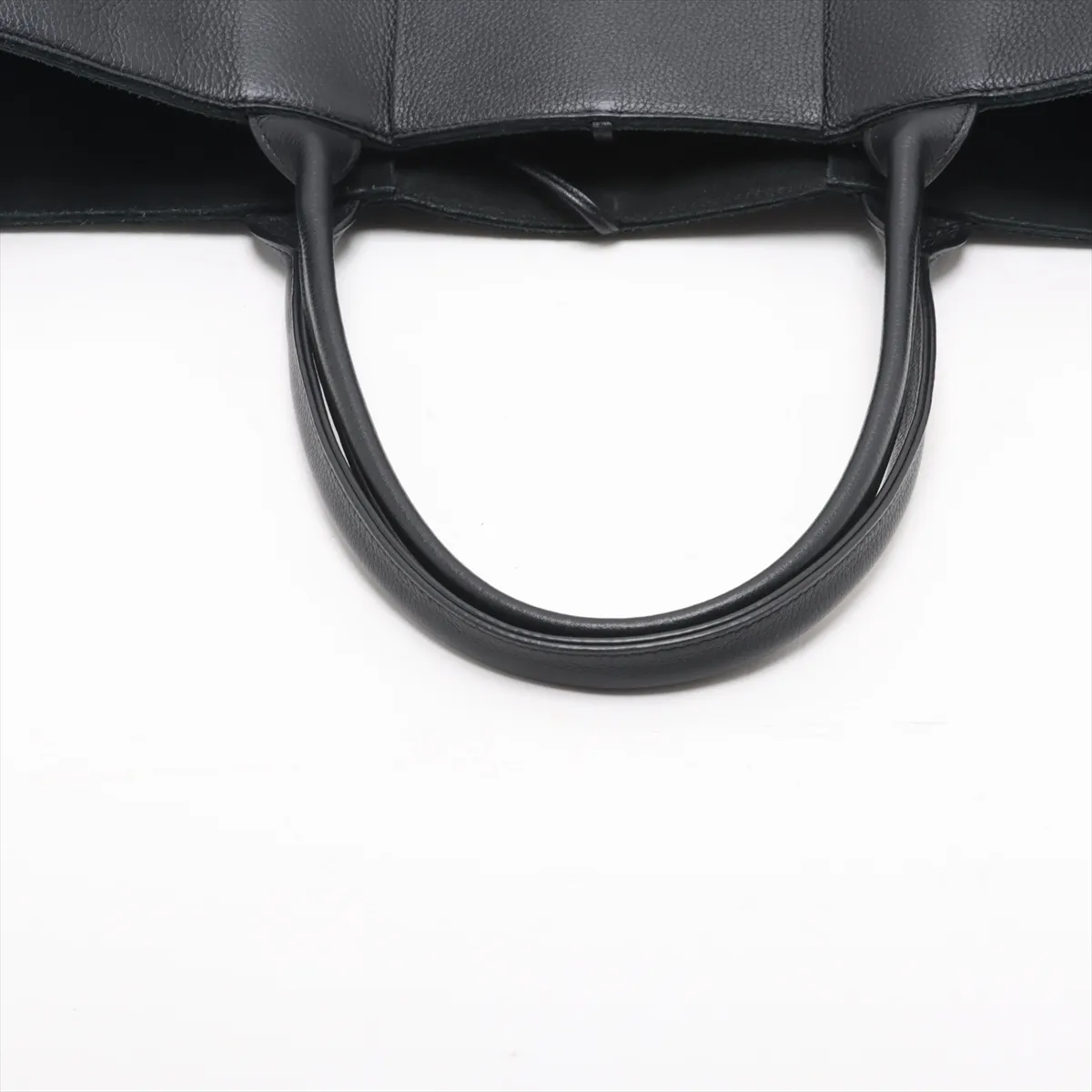 Maxi Intrecciato The Arco Tote Leather Tote Bag, Black, with — view 5