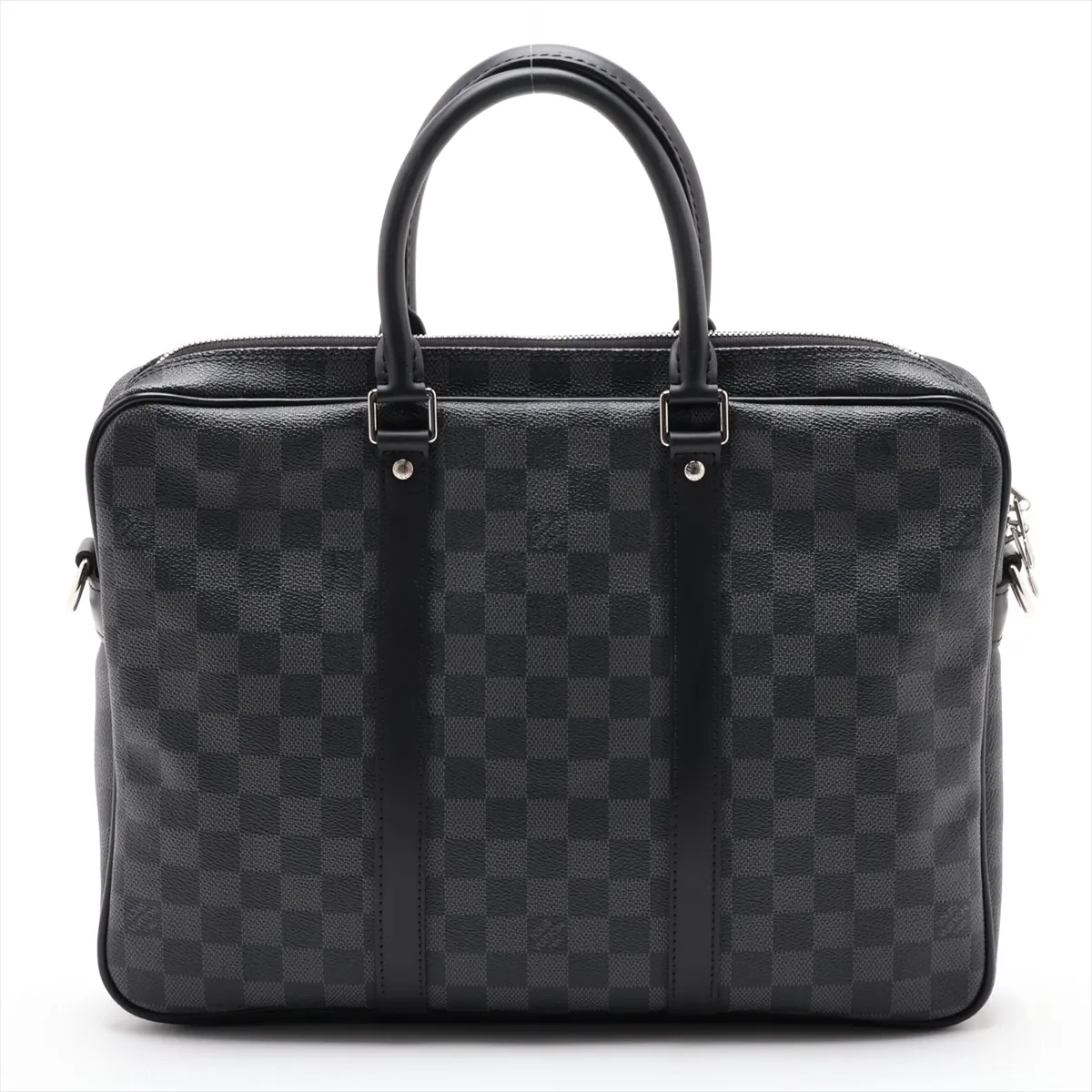 Damier Graphite Porte Documents Voyage PM N41478 SR0166 Black — view 2