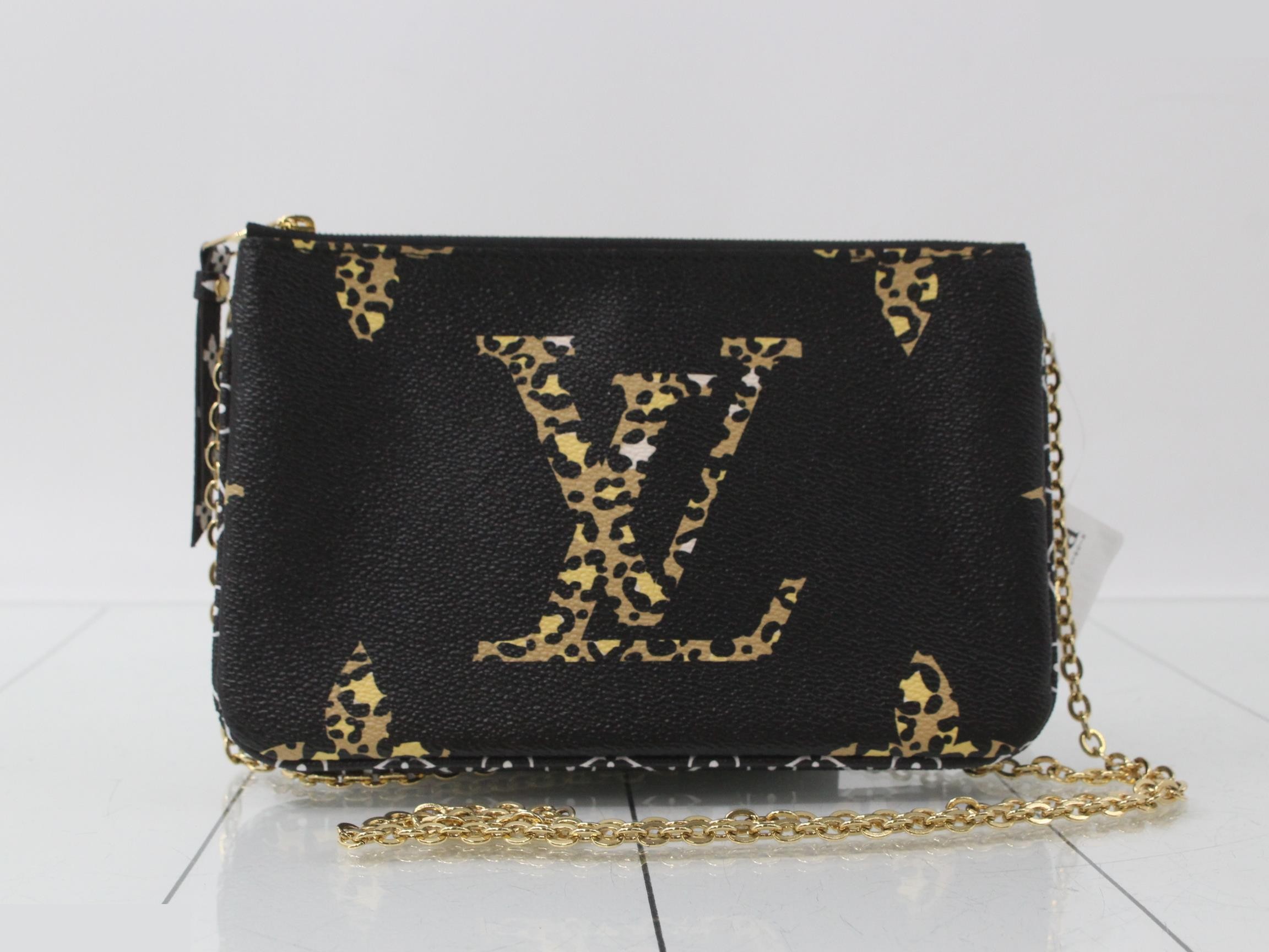 Pochette Double Zip Shoulder Bag