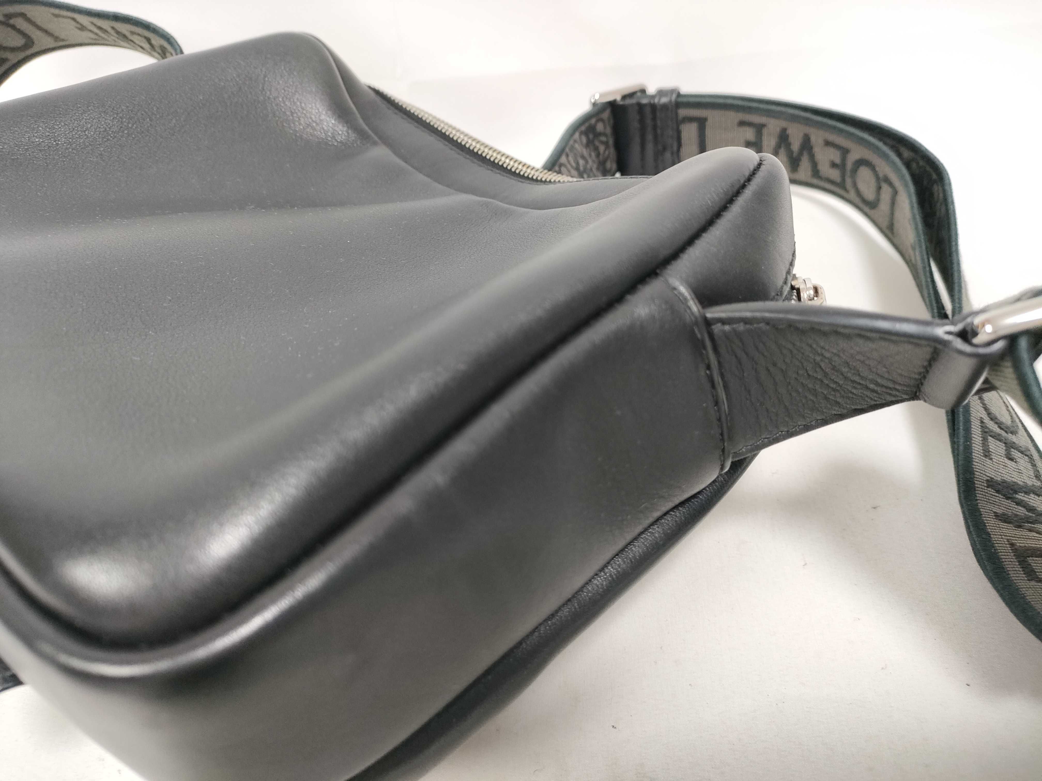 Military Leather Messenger Bag Shoulder Bag — view 7