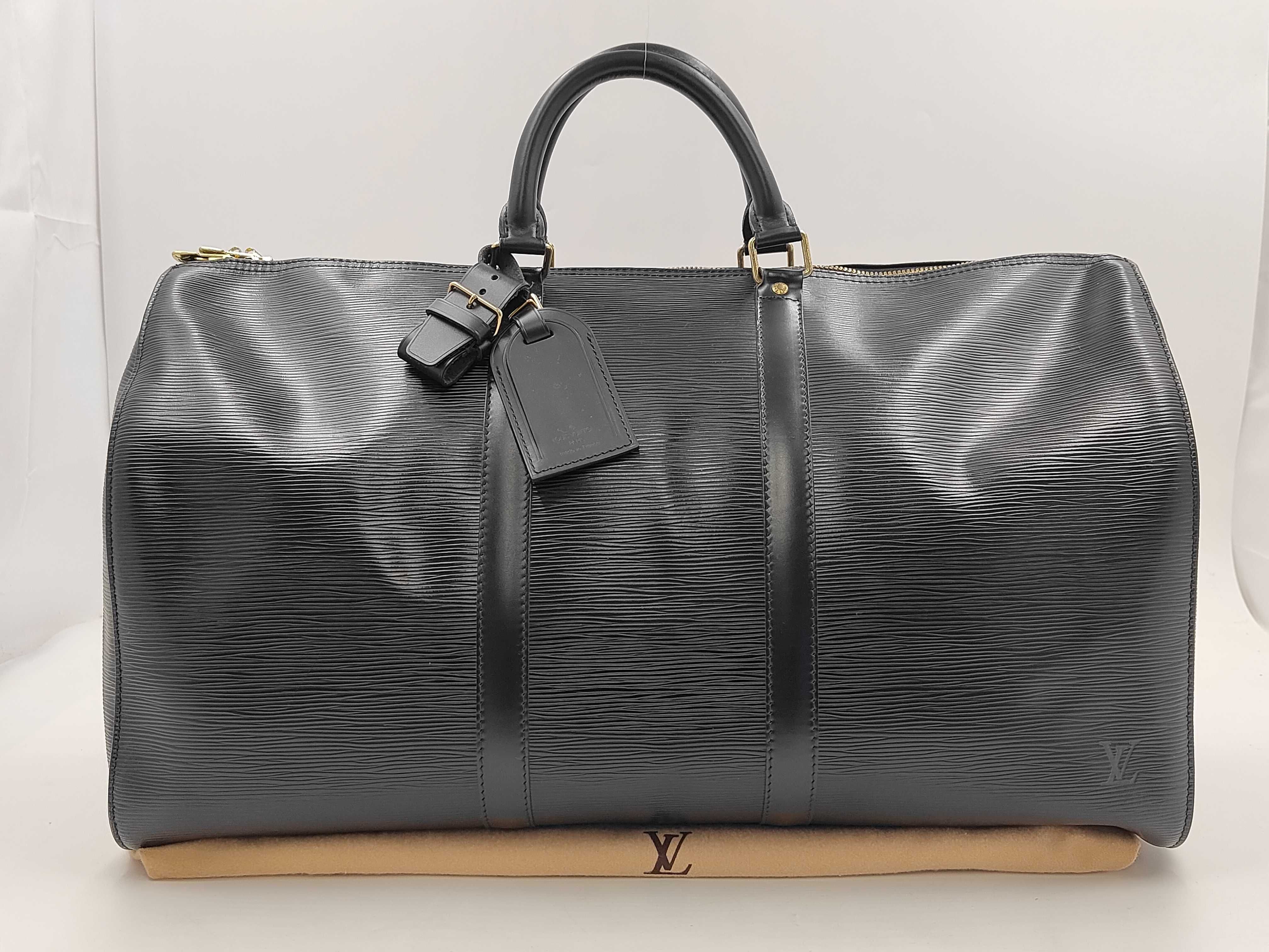 Epi Keepall 50 M42962 Noir Boston Bag