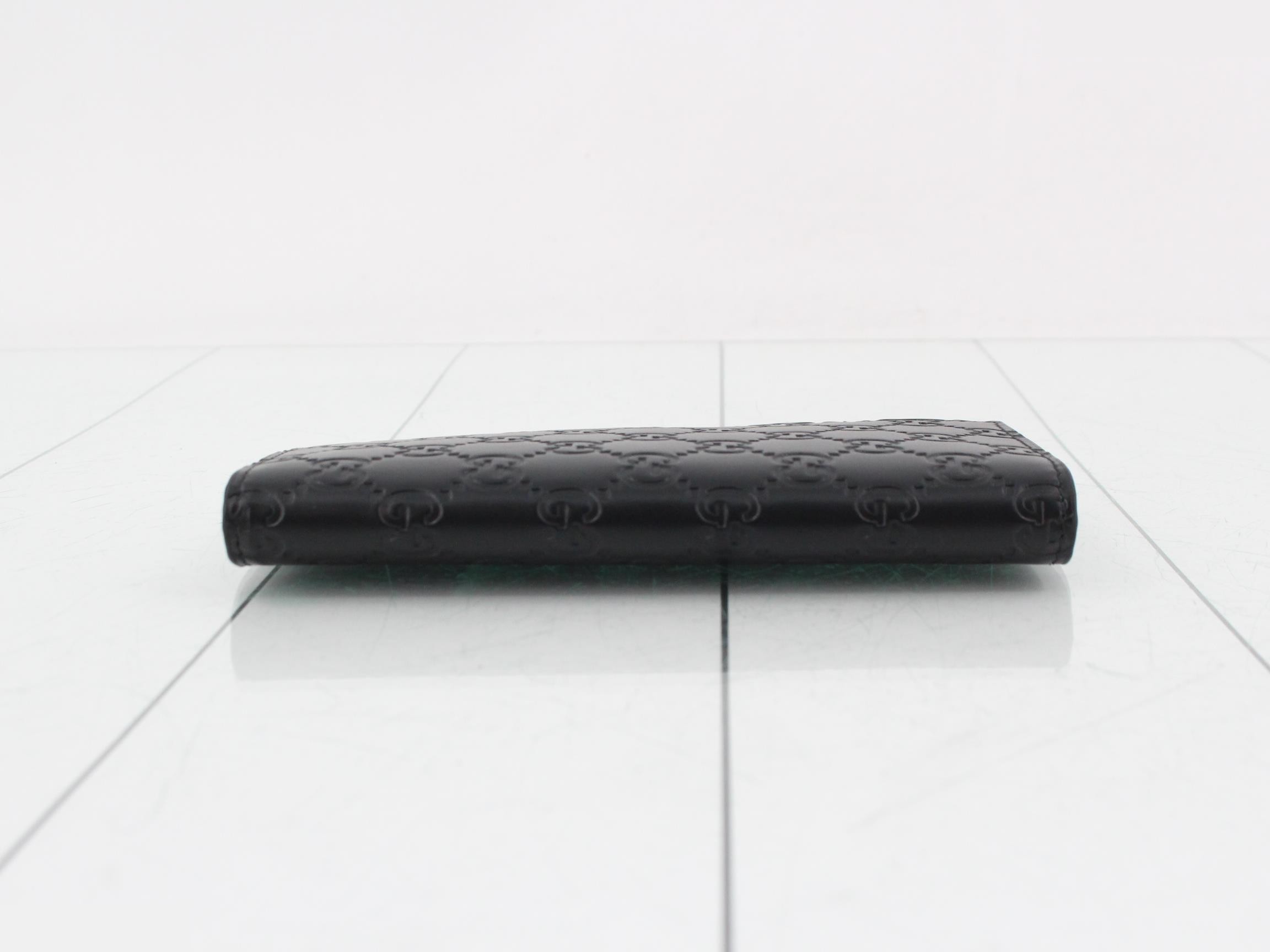 Guccissima long wallet, unused, black. — view 3