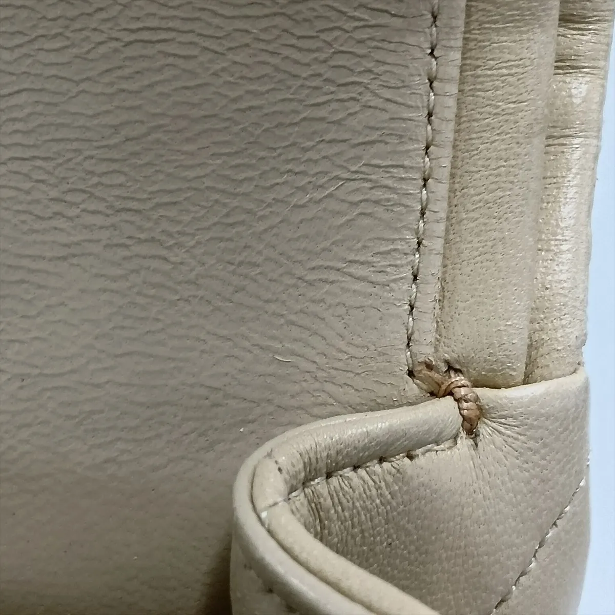 Matelassé 23 Small Lambskin Double Flap Double Chain Bag, Beige, Gold Hardware, 0690731, Serial Number 0-series, A01113 — view 10