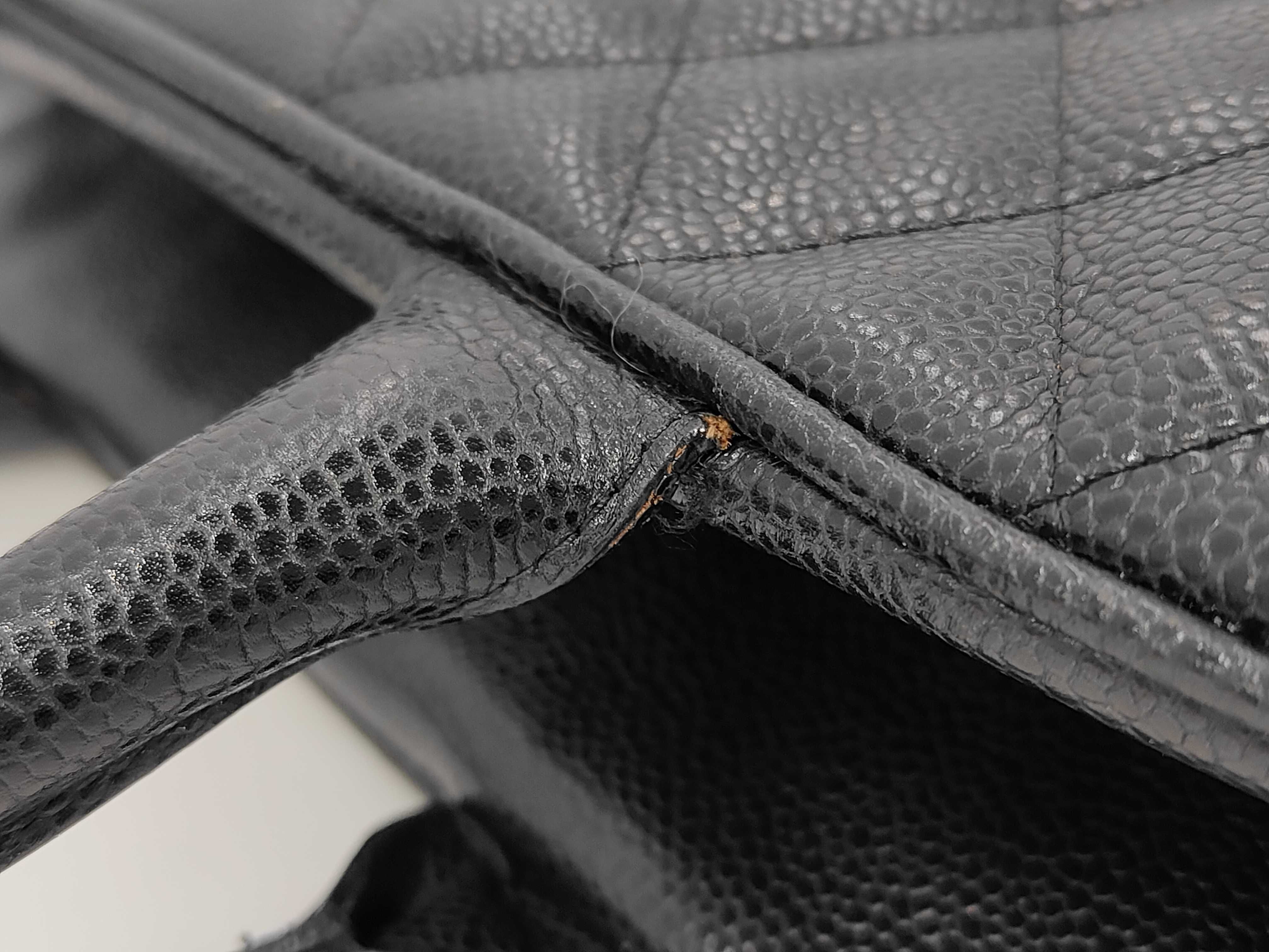 Caviar Skin Matelassé Mini Boston Bag — view 5