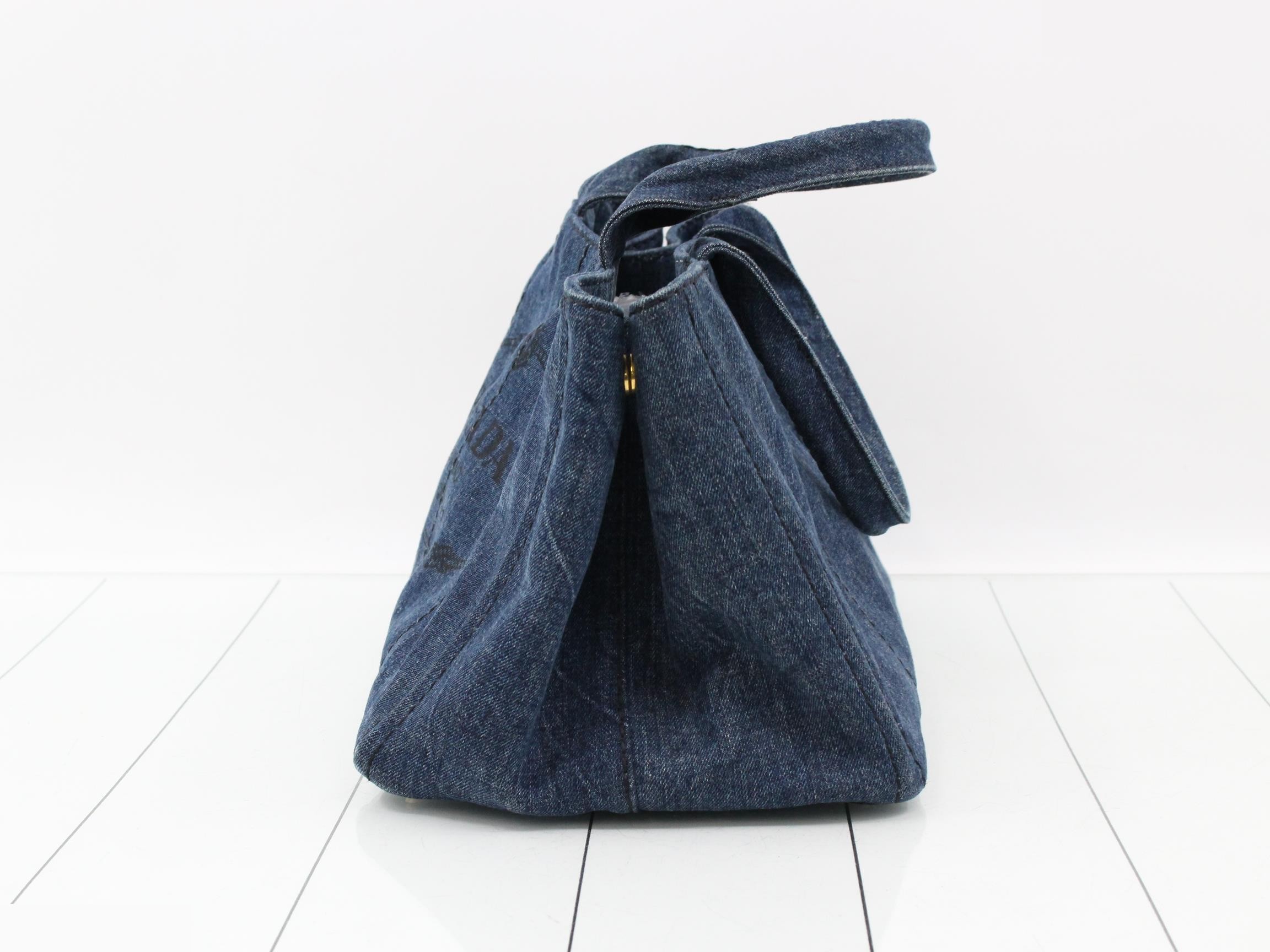 Canapa handbag, denim. — view 3