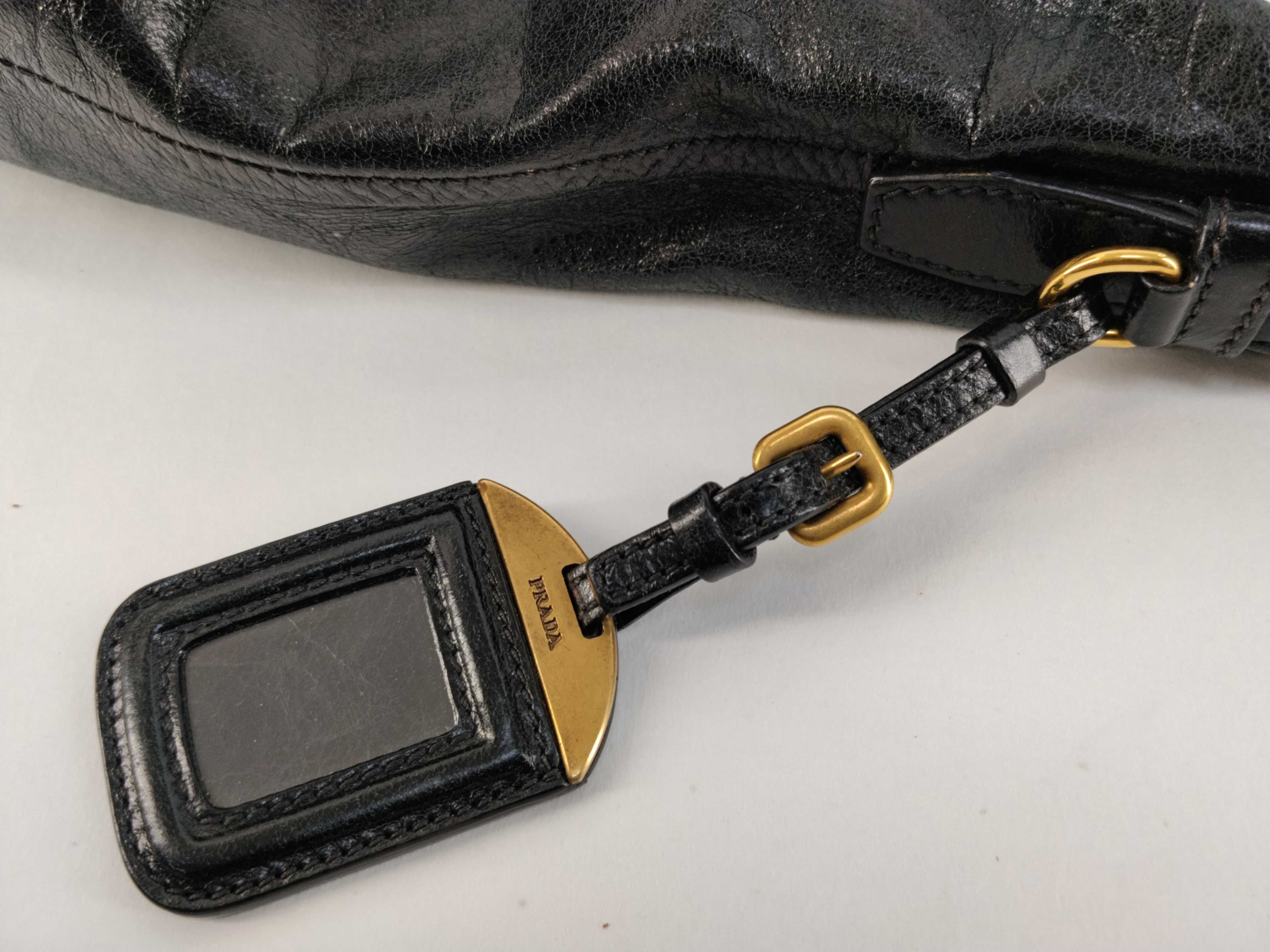 leather one-shoulder bag — view 6