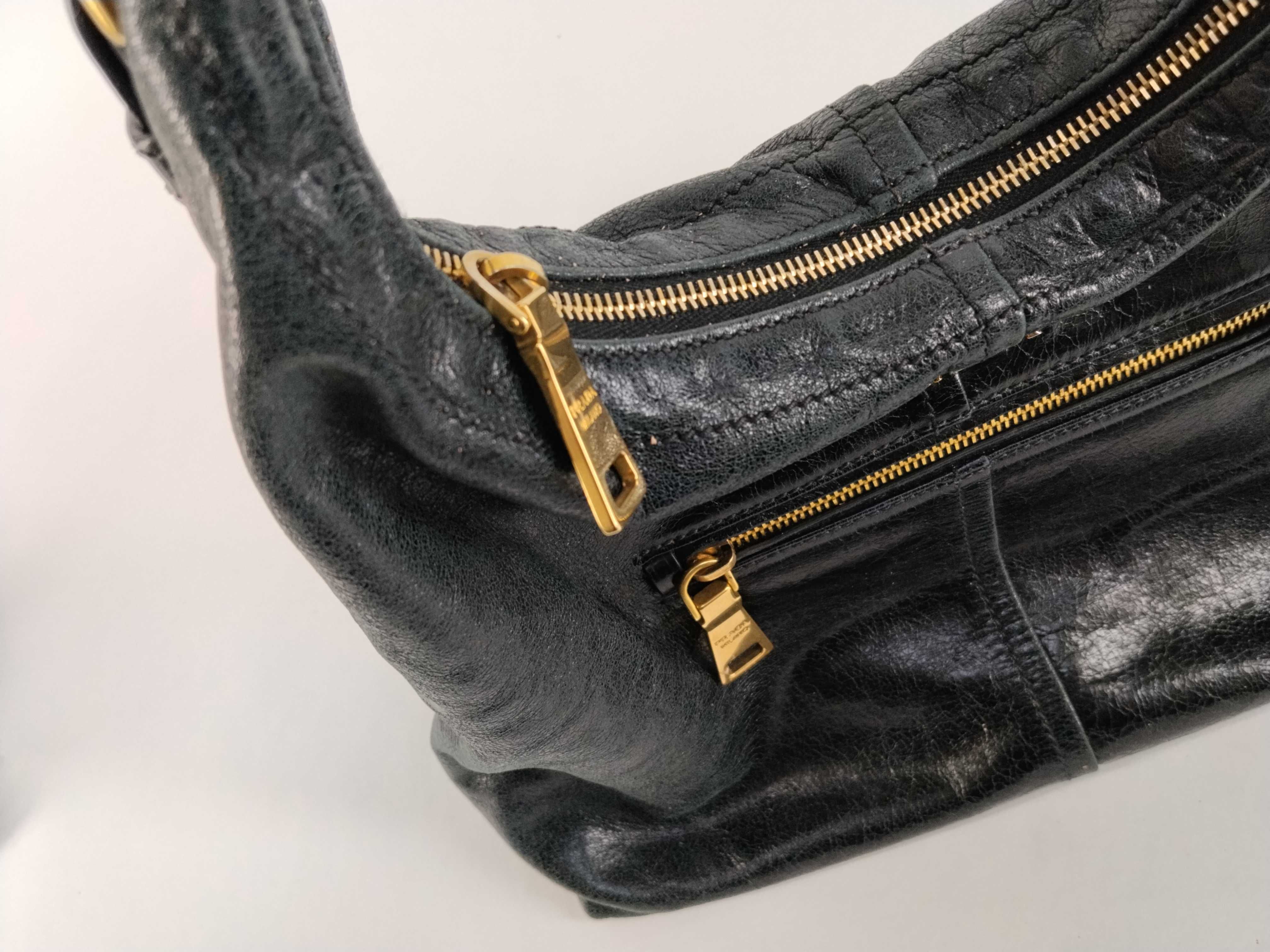 leather one-shoulder bag — view 9