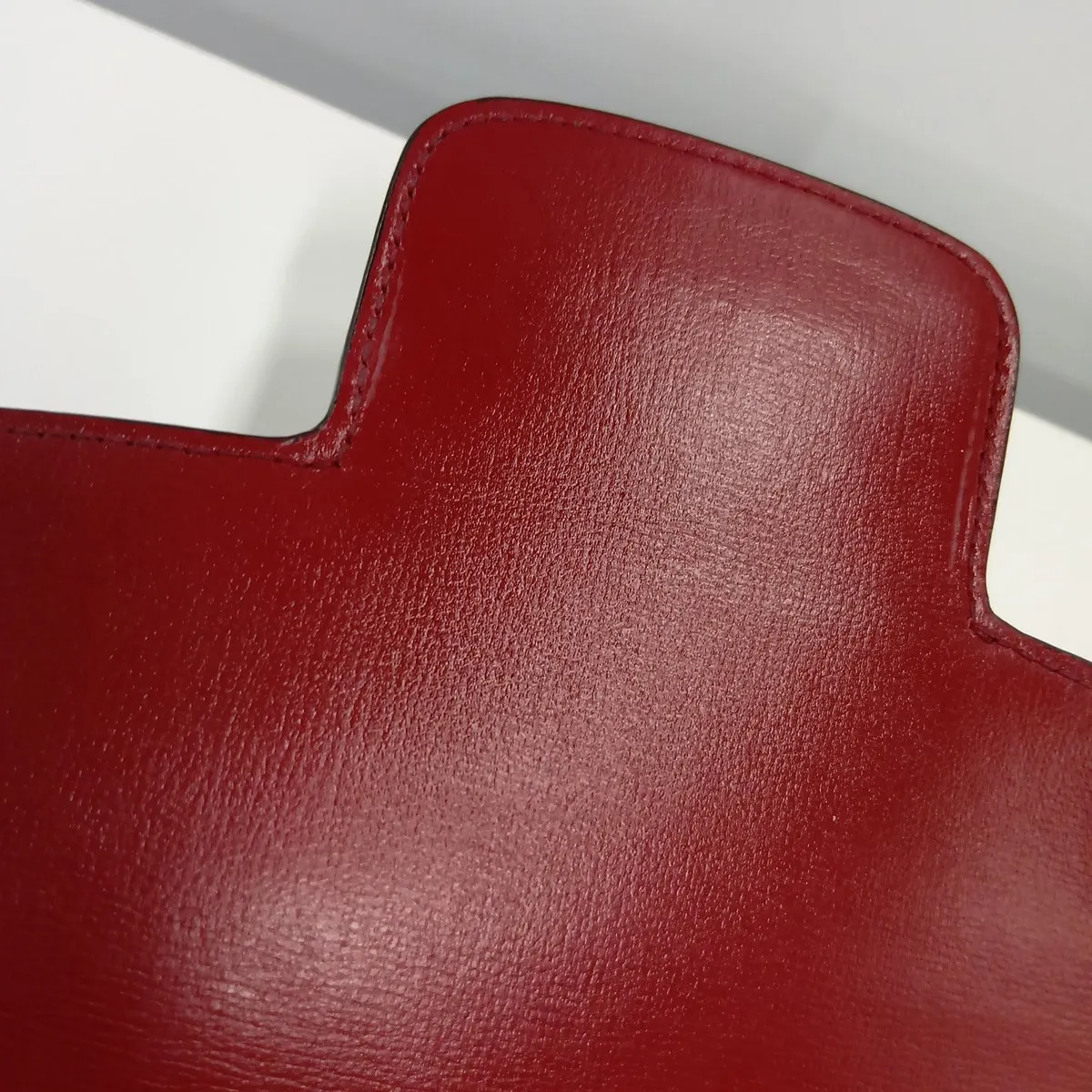 GG Supreme Horsebit 1955 PVC x Leather Shoulder Bag, Red, 602204 — view 12