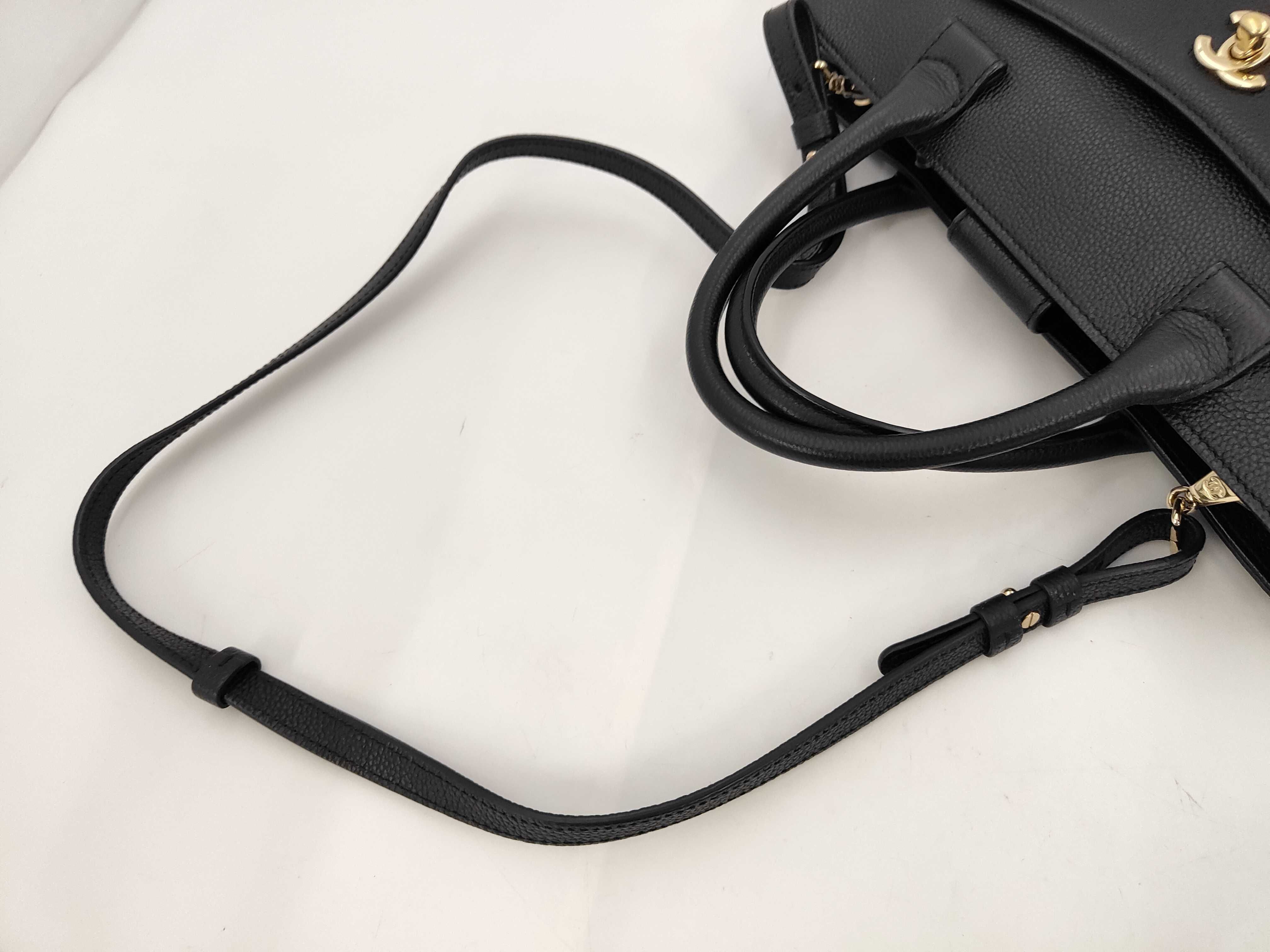 Neo Executive Tote, Black Caviar Leather, Serial Number 23 Series Tote Bag — view 4