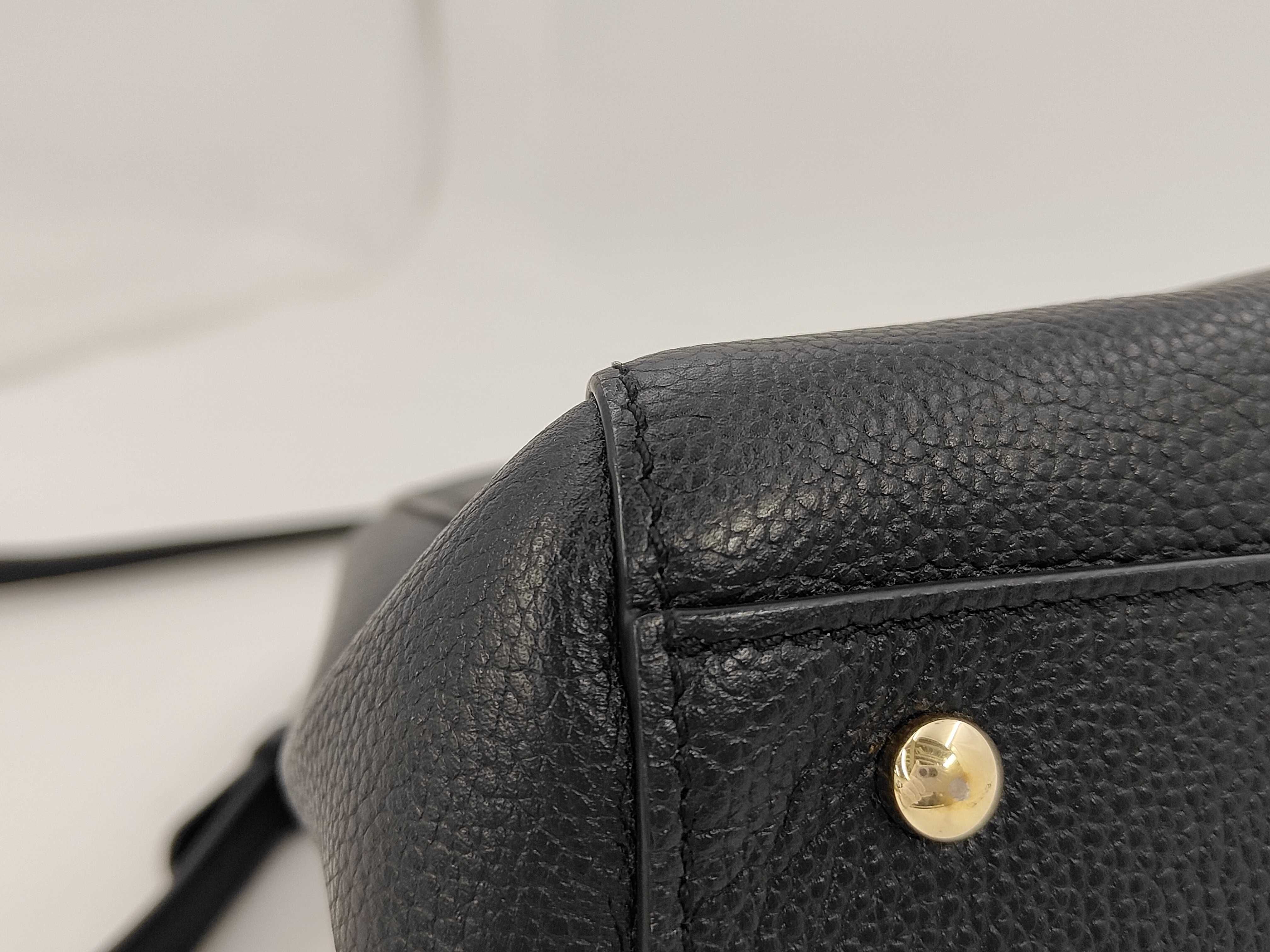 Neo Executive Tote, Black Caviar Leather, Serial Number 23 Series Tote Bag — view 6