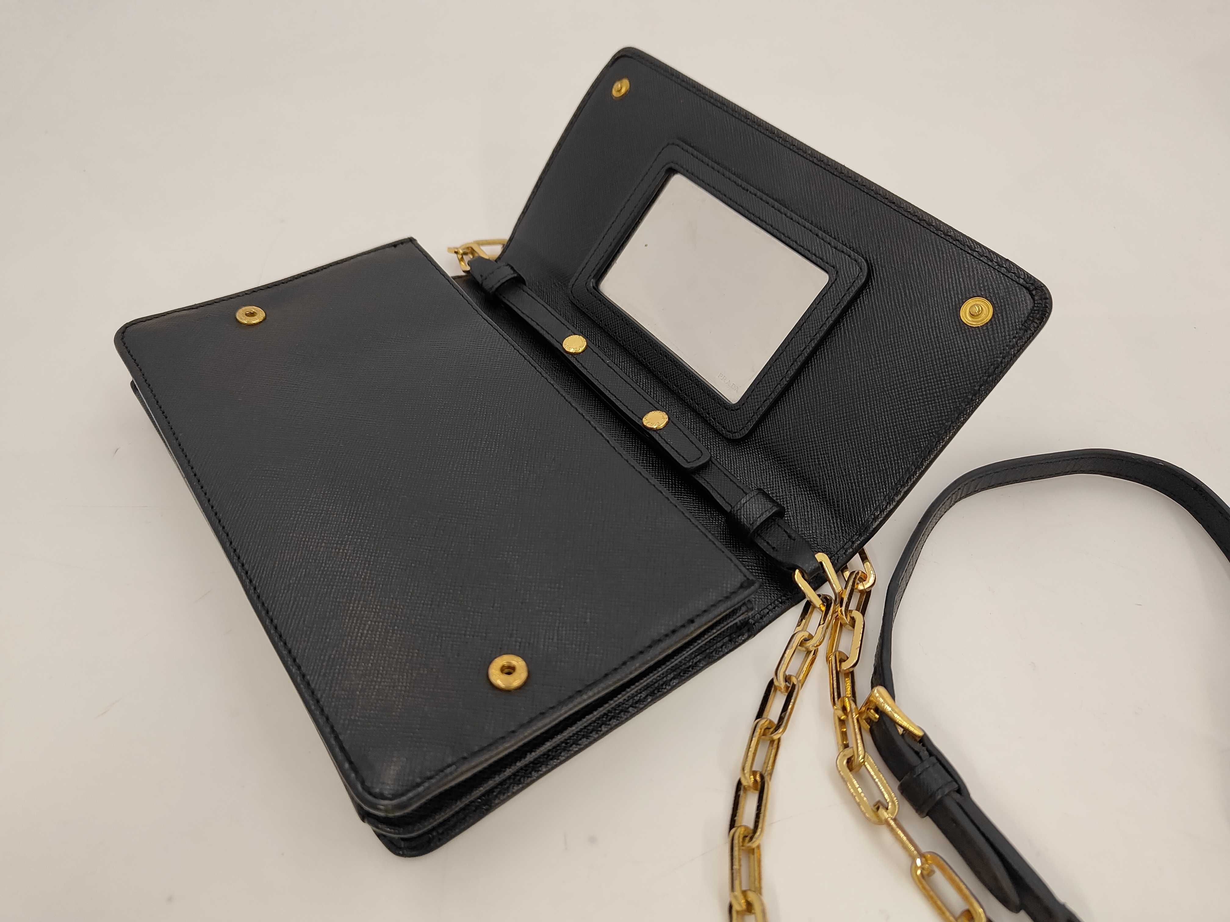 Saffiano Wallet with Chain — view 9