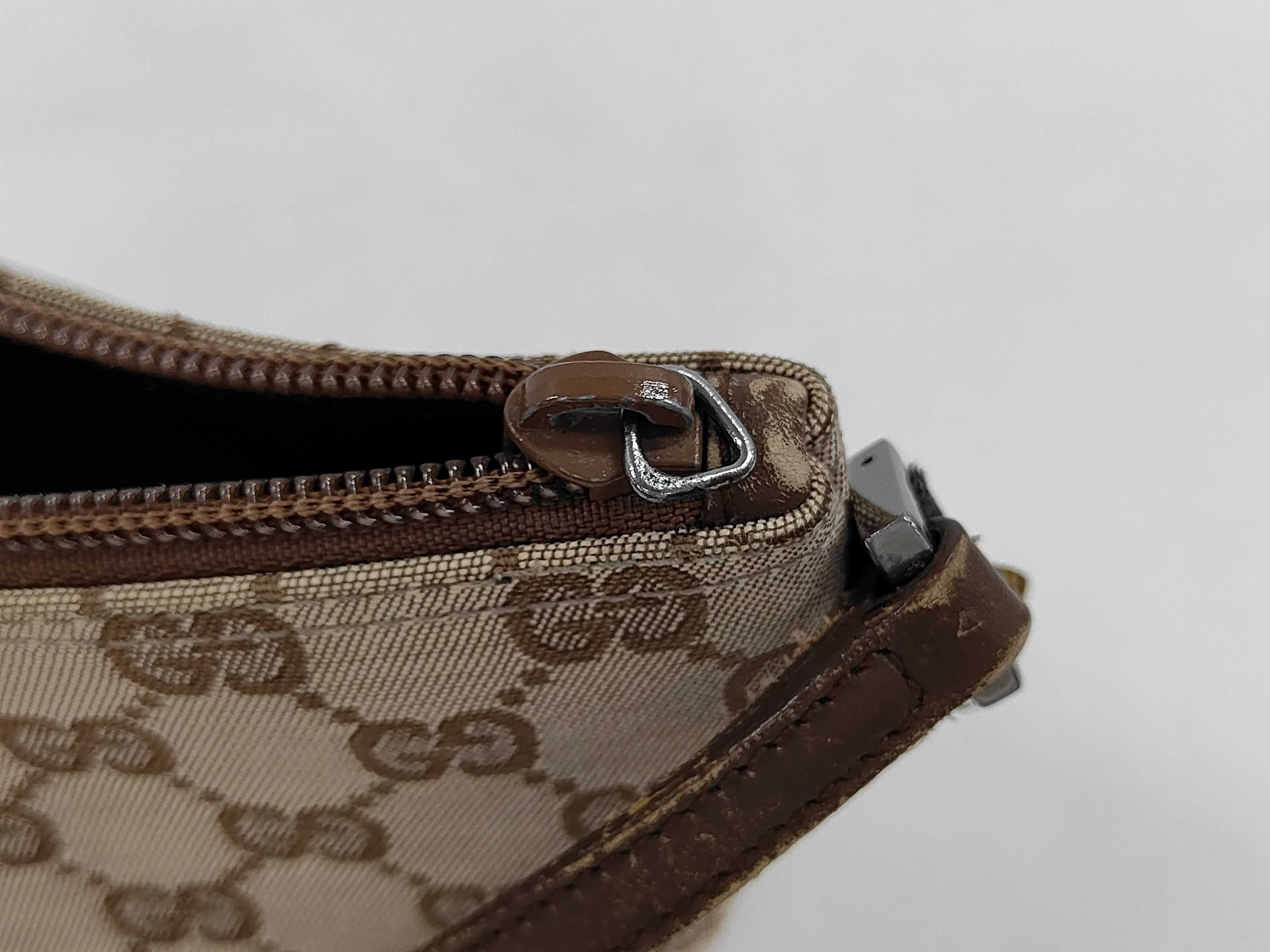 GG Canvas Handbag, Brown Shoulder Bag — view 11