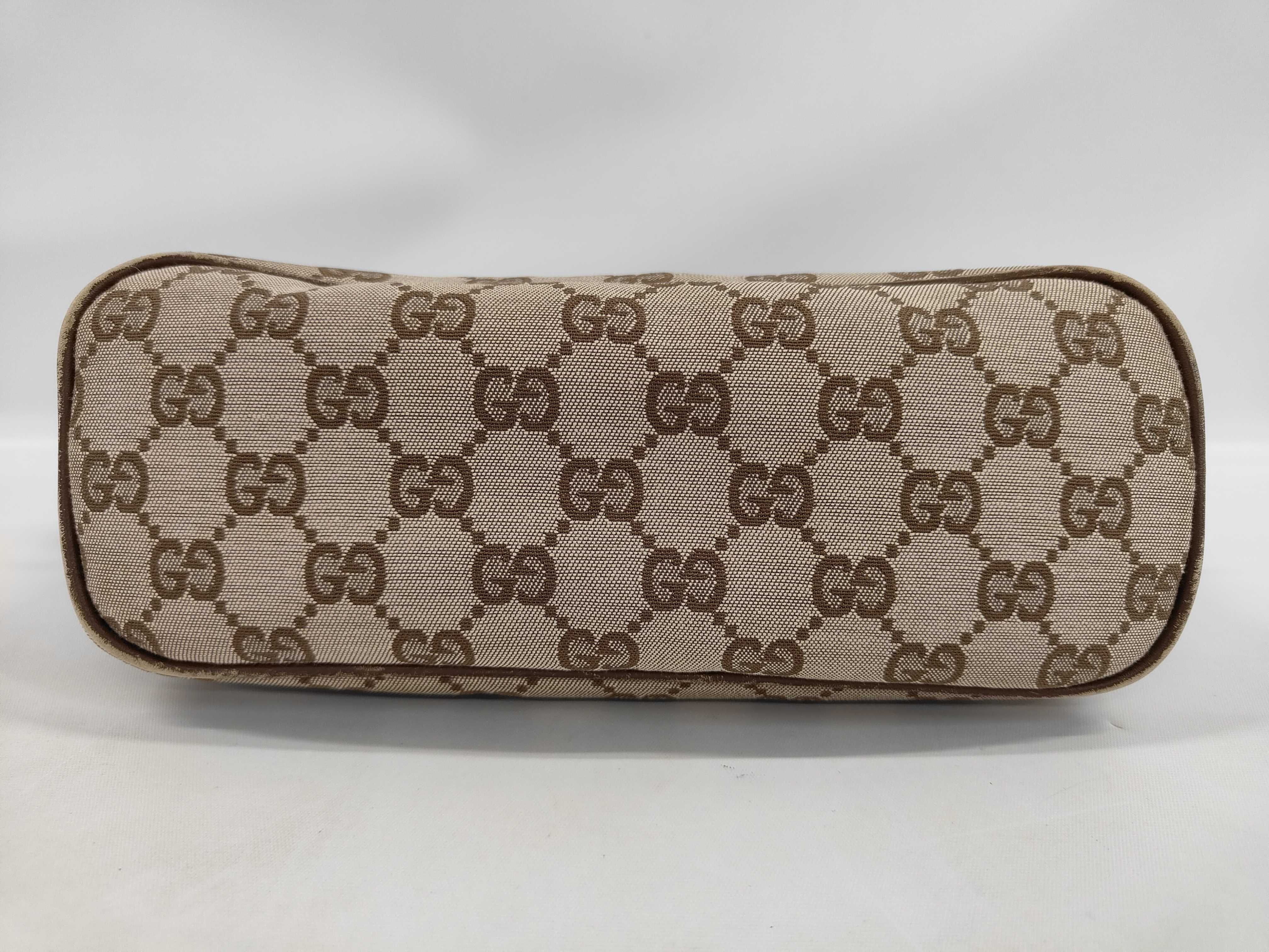 GG Canvas Handbag, Brown Shoulder Bag — view 3