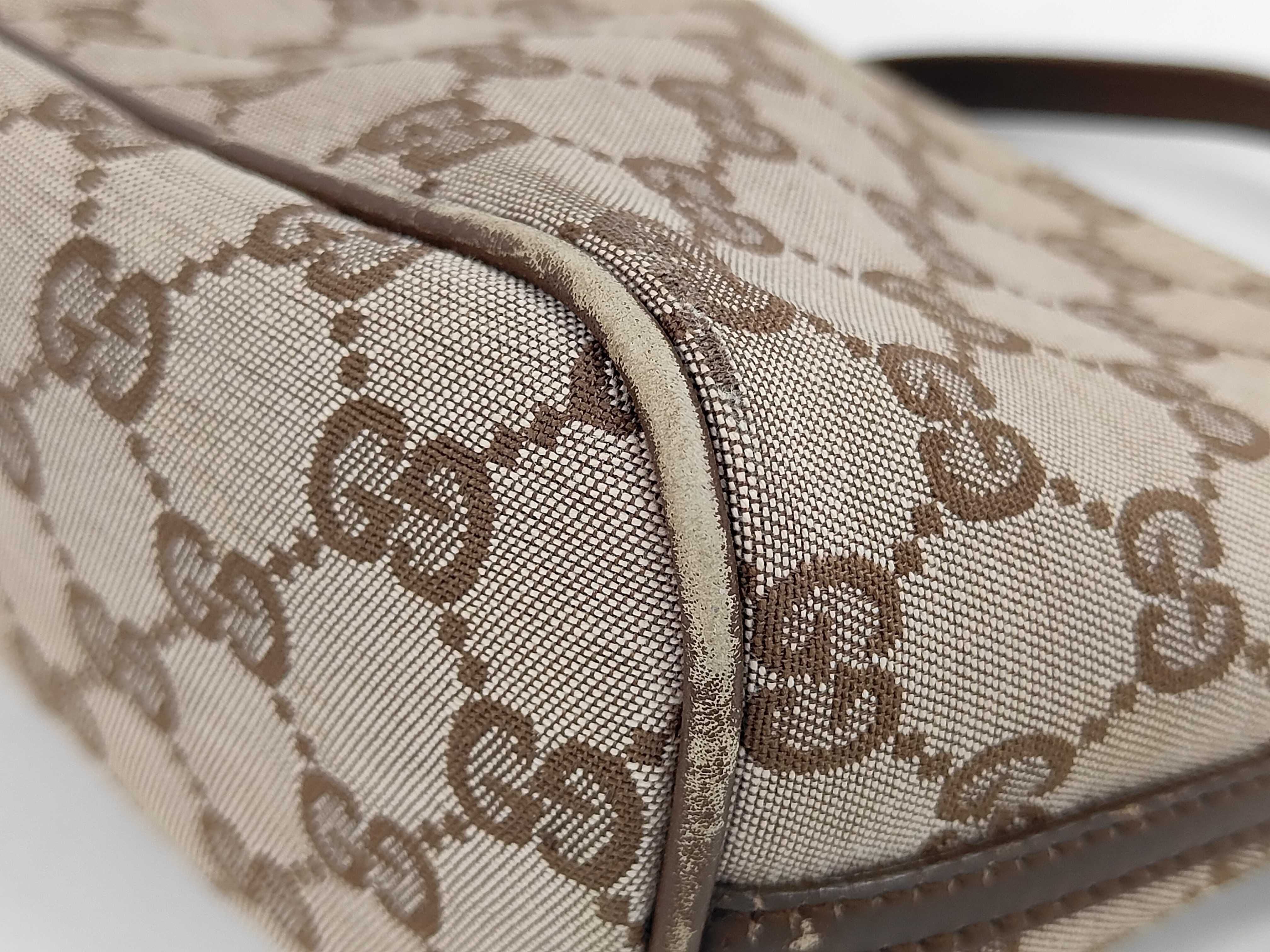GG Canvas Handbag, Brown Shoulder Bag — view 4