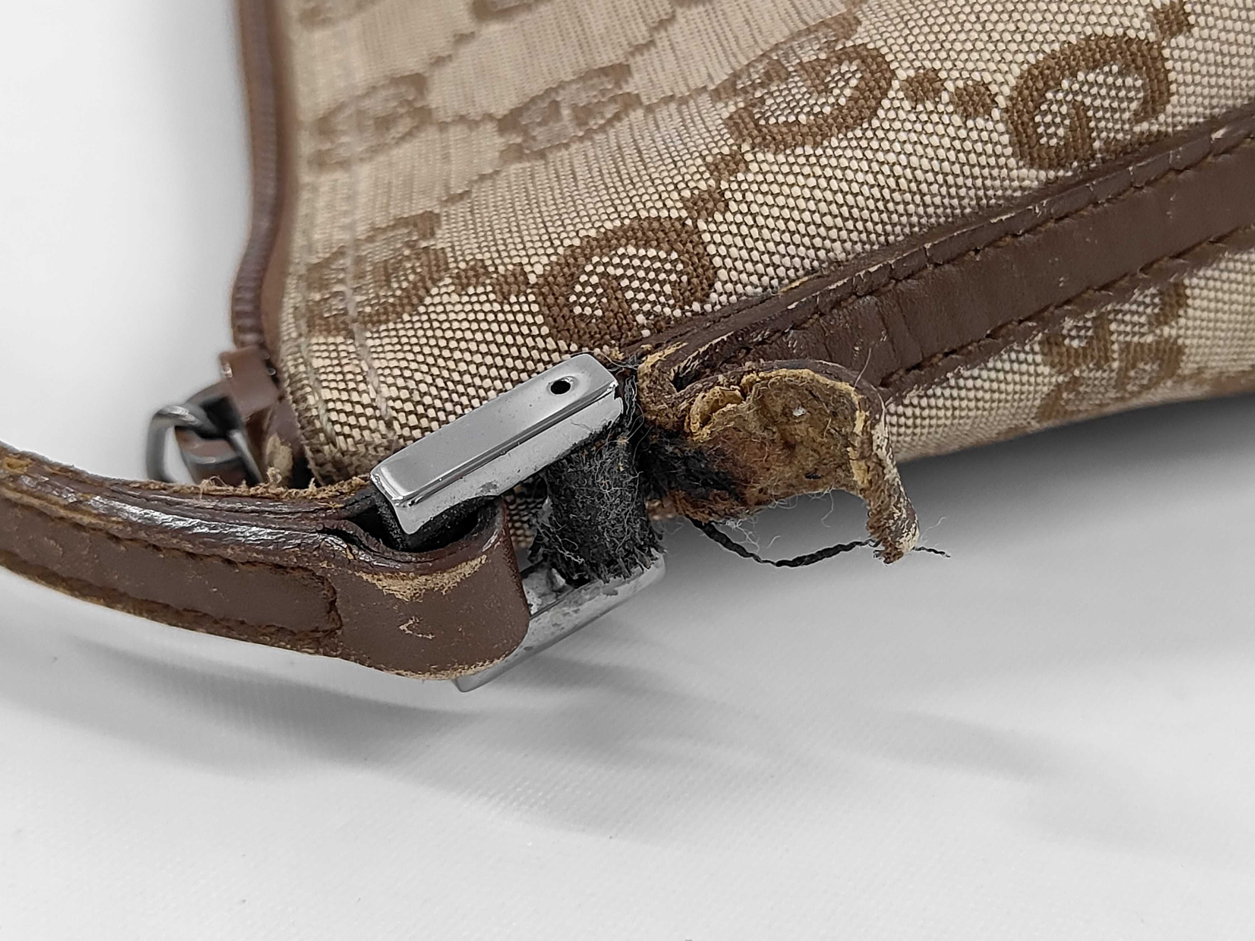 GG Canvas Handbag, Brown Shoulder Bag — view 6