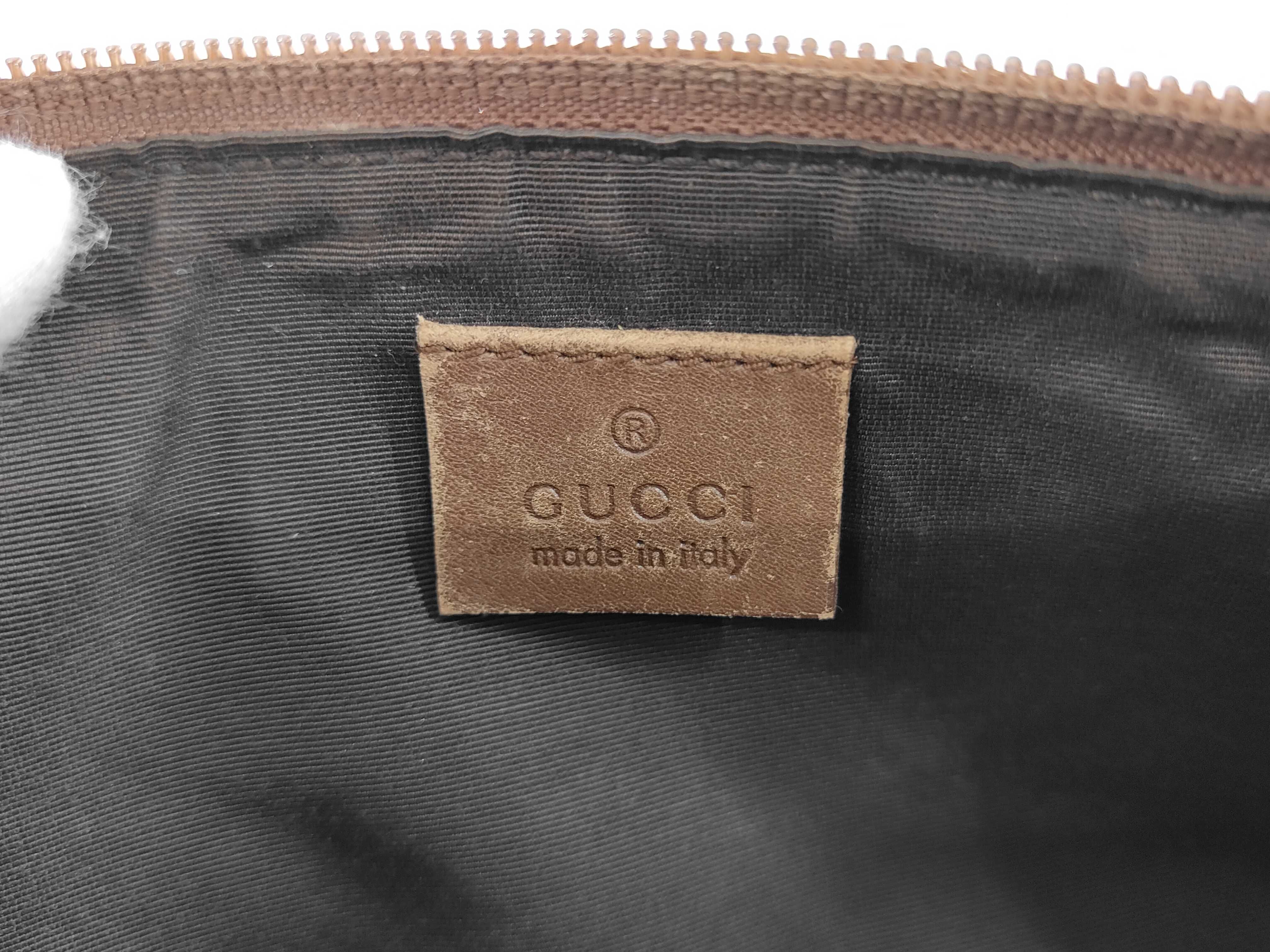 GG Canvas Handbag, Brown Shoulder Bag — view 8
