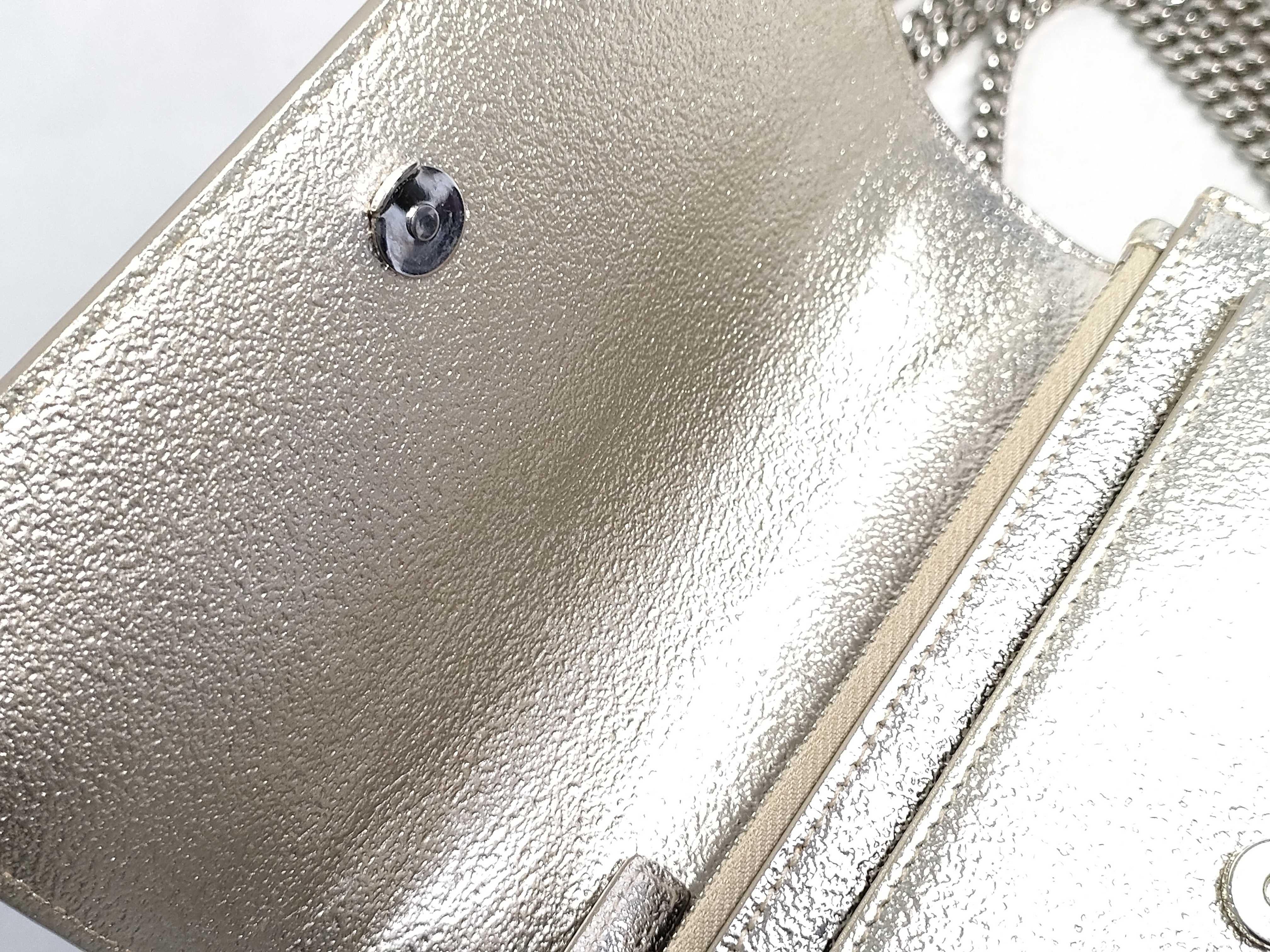 Sunset Bijou Chain Wallet Black Shoulder Bag — view 8