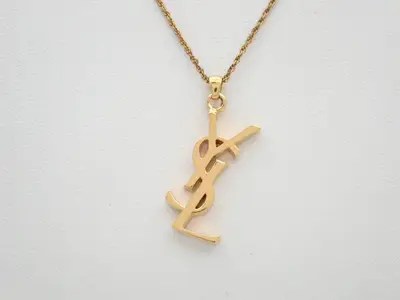 Cassandra Precious Metal Necklace Pendant, Chain approx. 46cm