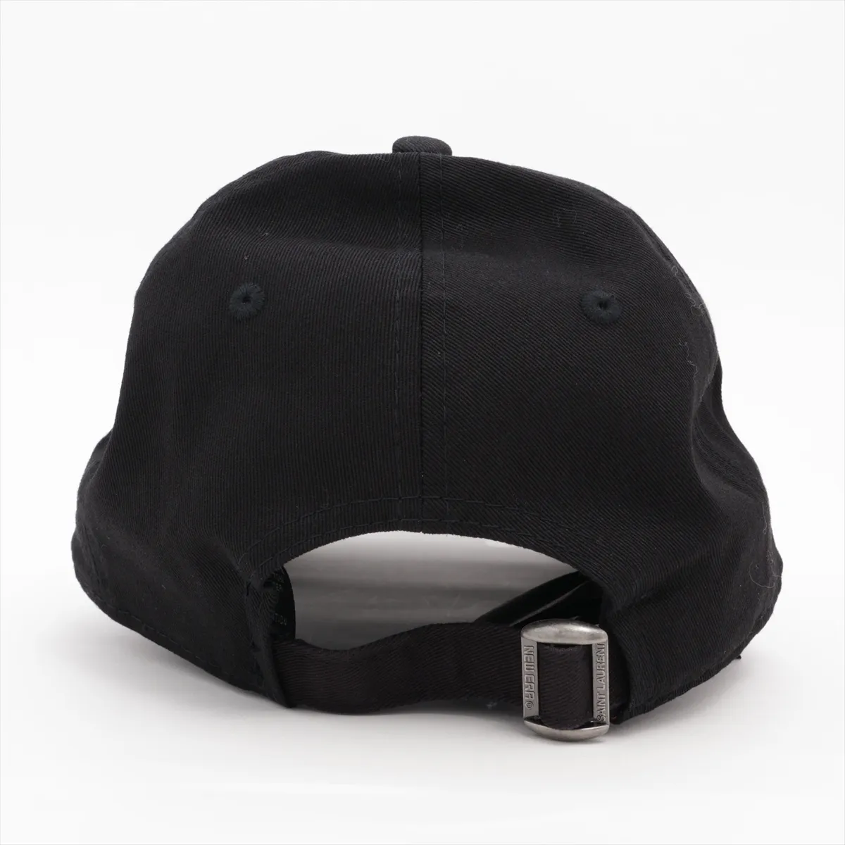x New Era Logo Cap, Cotton, Black. Shows signs of wear, — view 3