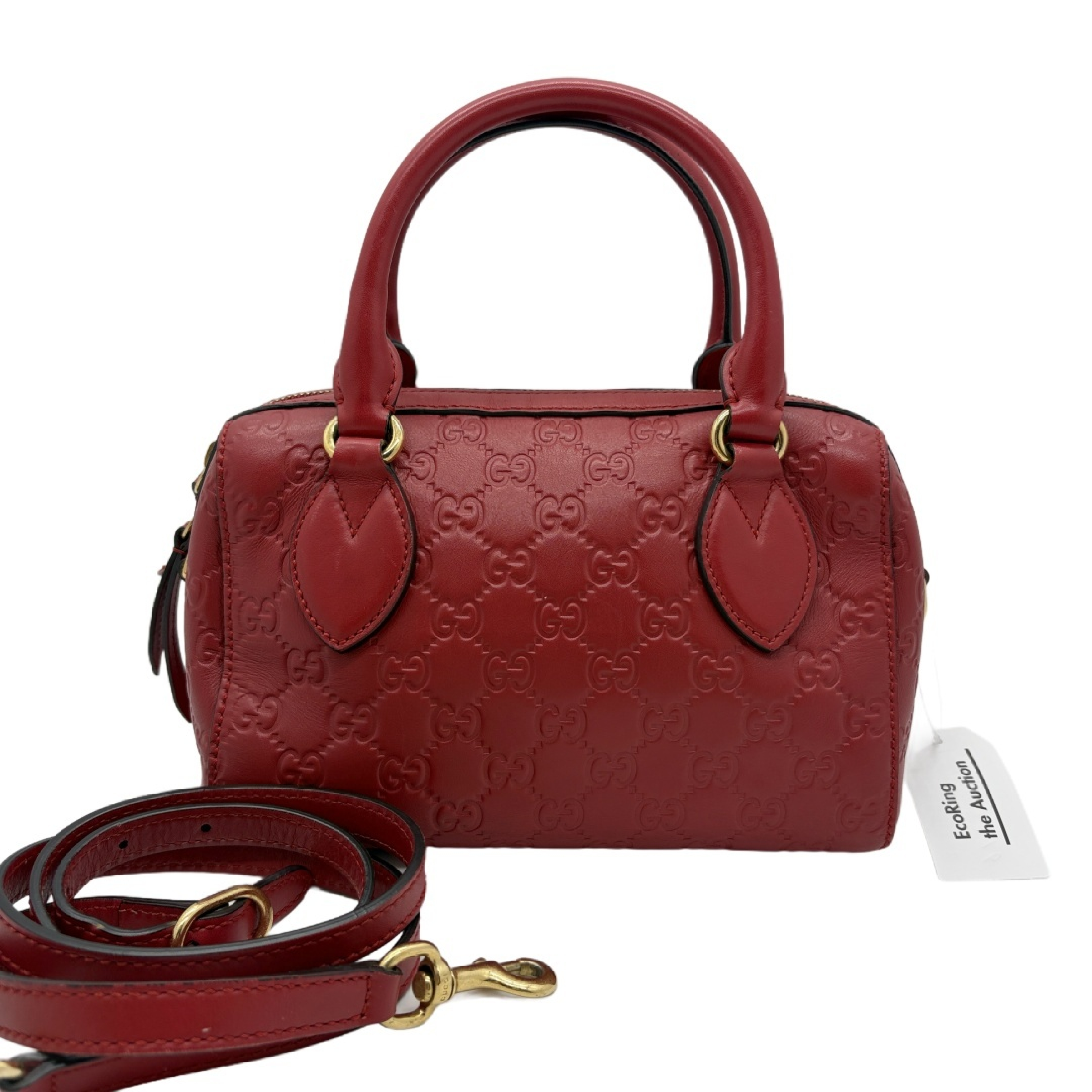 Microguccissima Leather Shoulder Bag