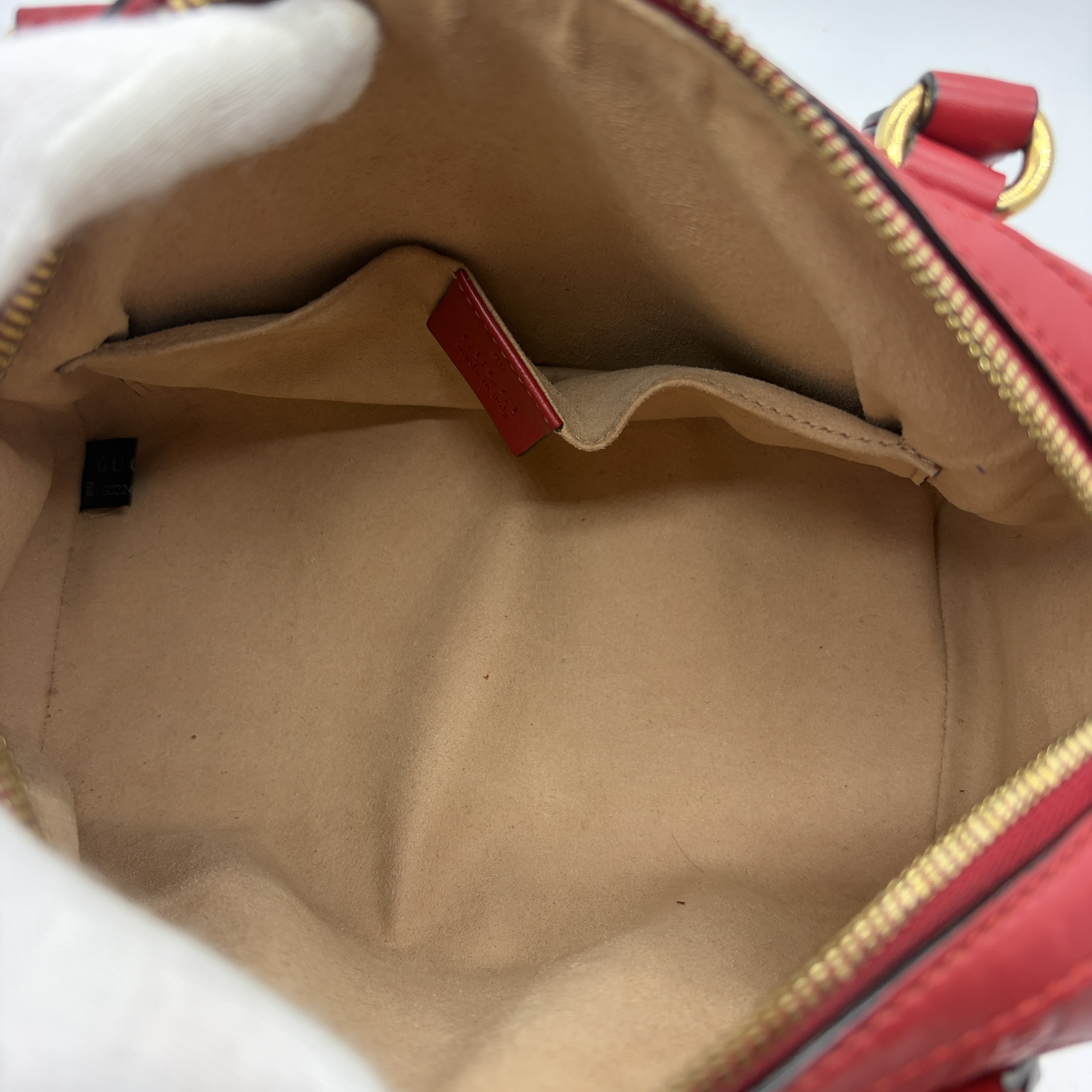 Microguccissima Leather Shoulder Bag — view 11