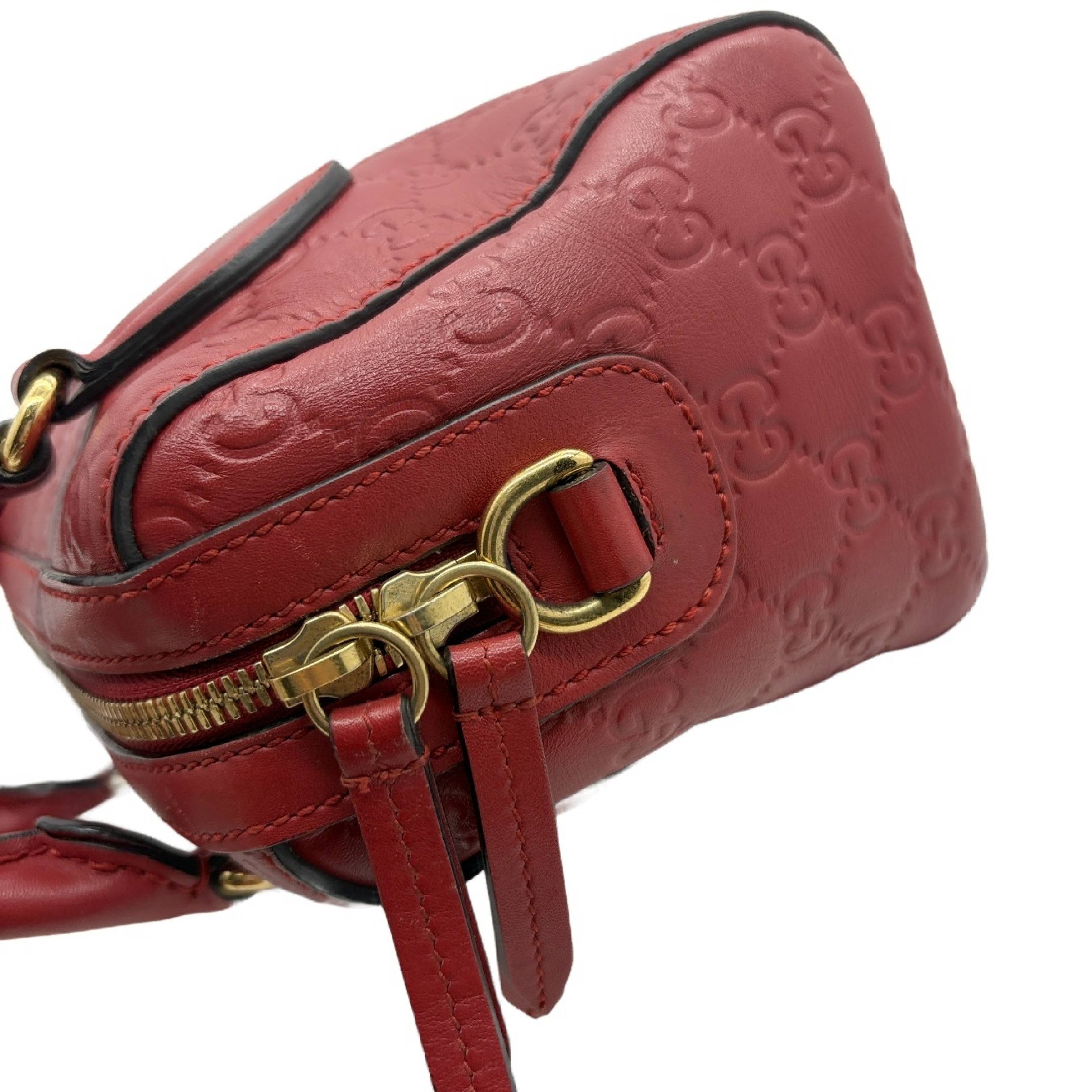 Microguccissima Leather Shoulder Bag — view 3