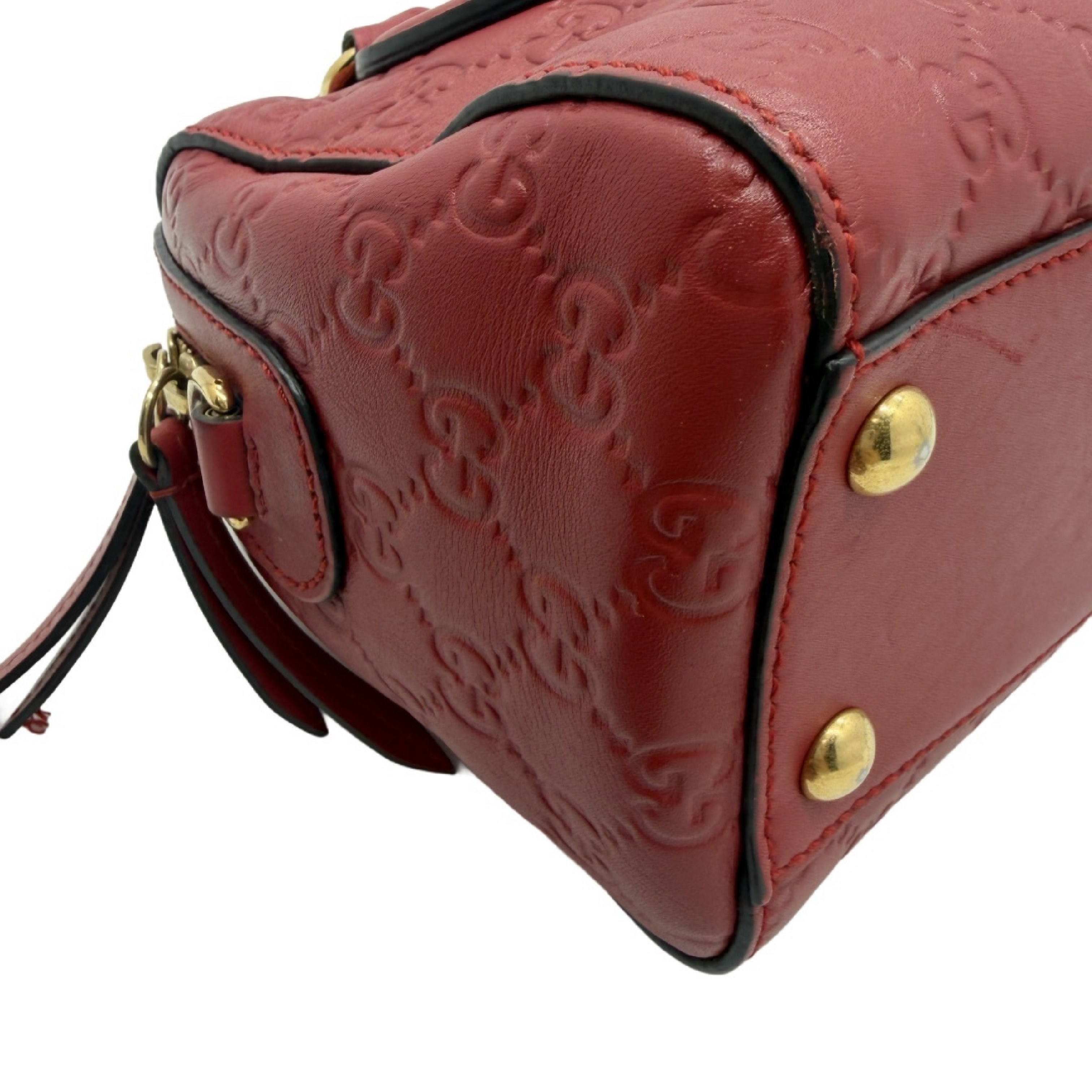 Microguccissima Leather Shoulder Bag — view 4