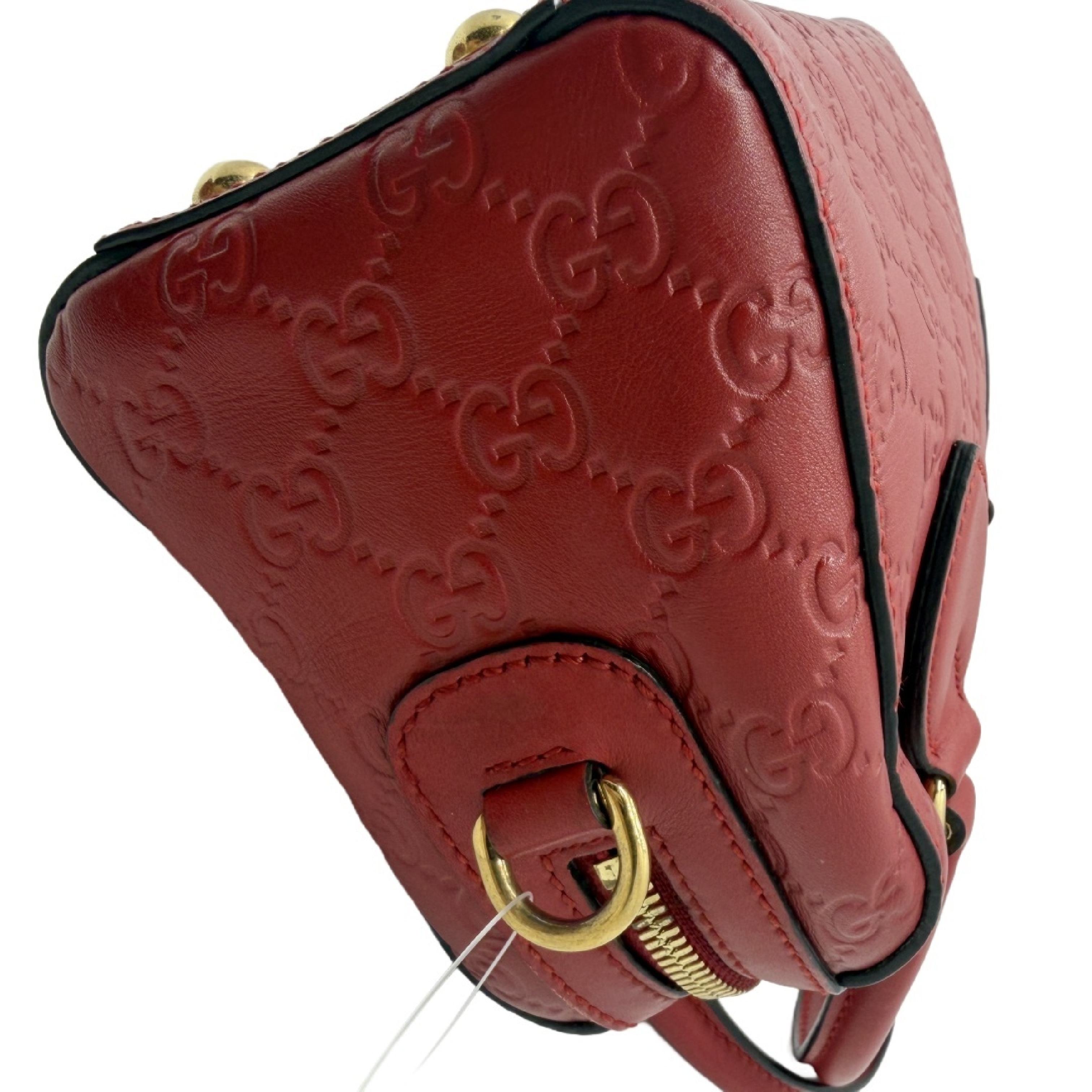 Microguccissima Leather Shoulder Bag — view 6