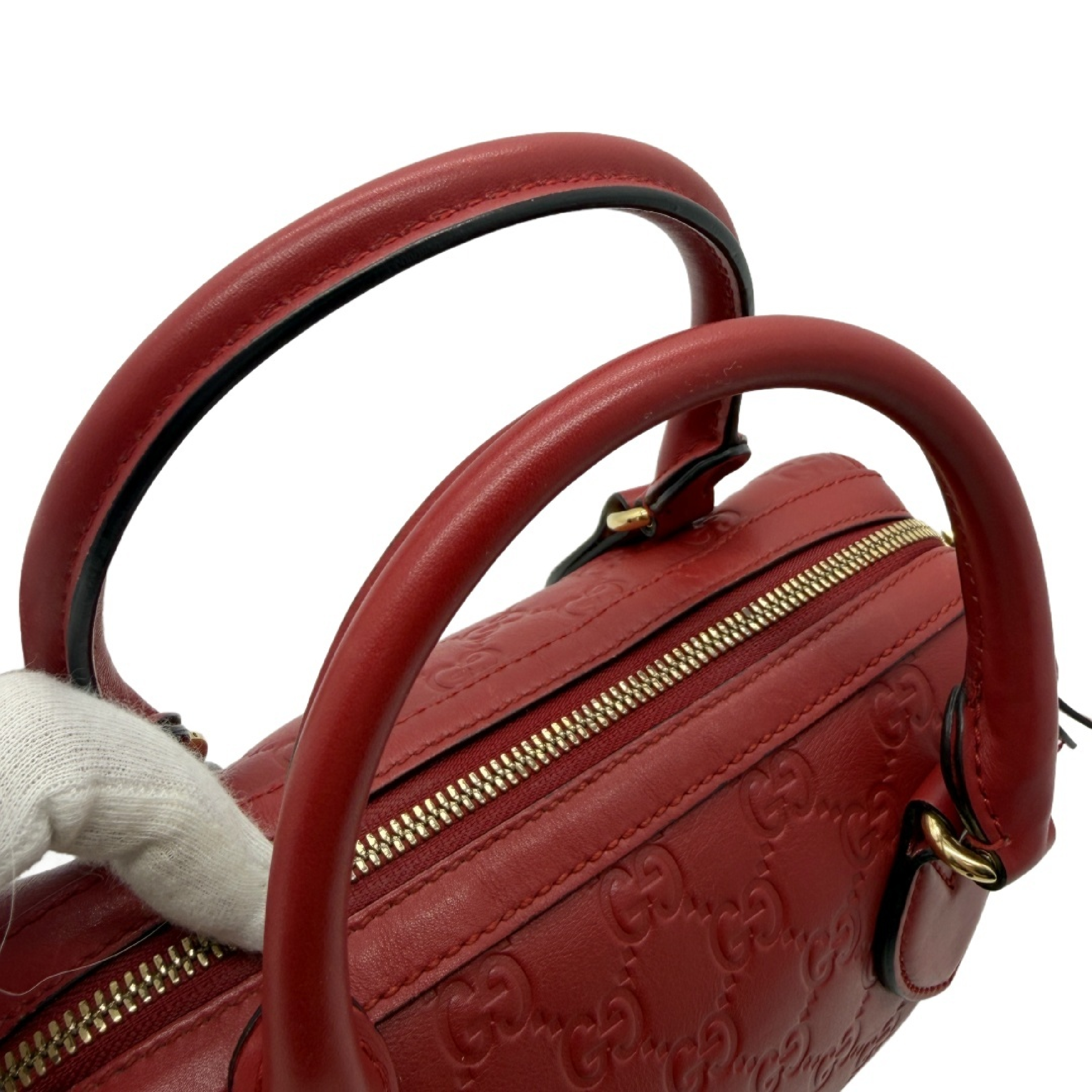 Microguccissima Leather Shoulder Bag — view 8