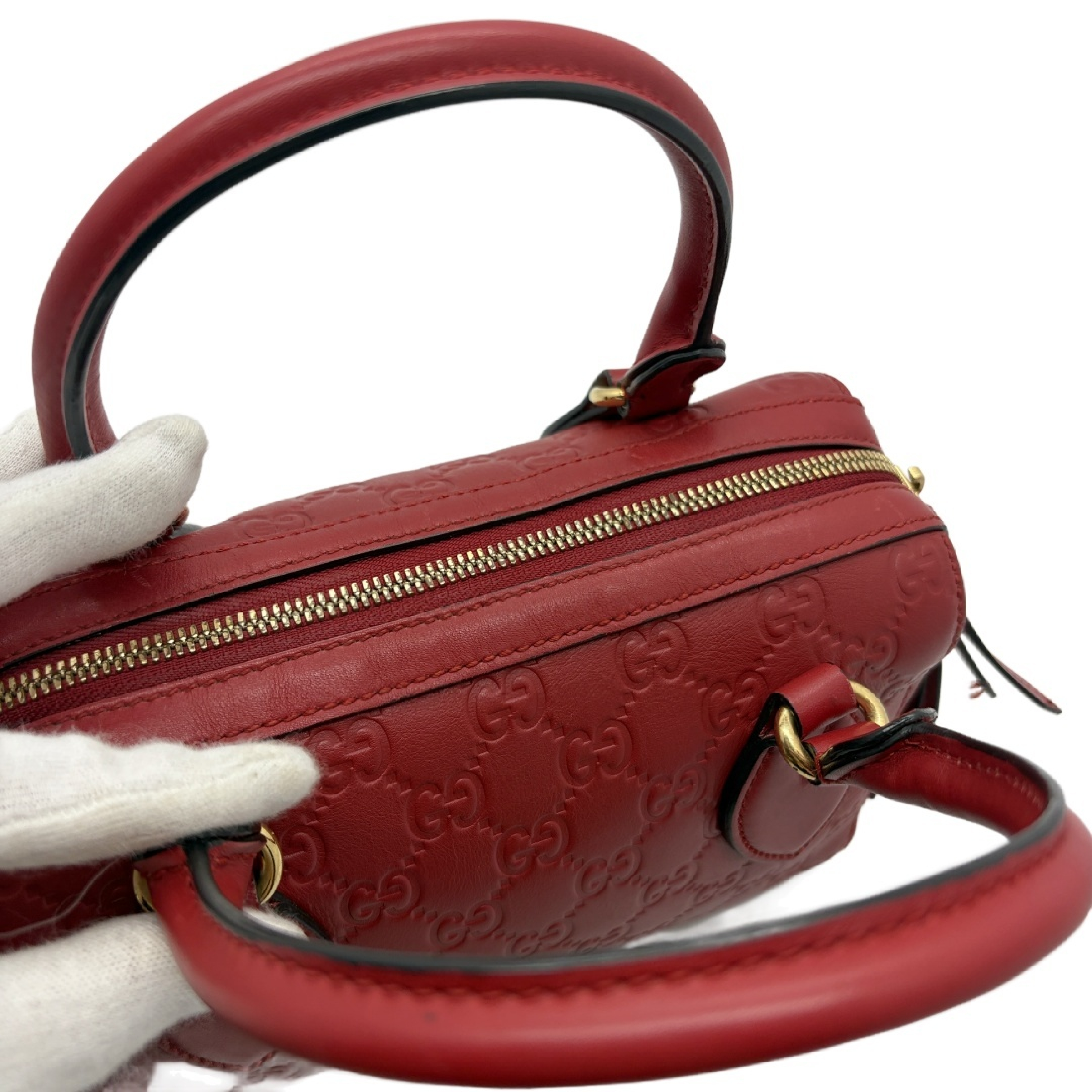 Microguccissima Leather Shoulder Bag — view 9