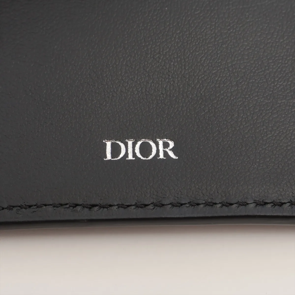 Saddle Leather Long Wallet, Black — view 10