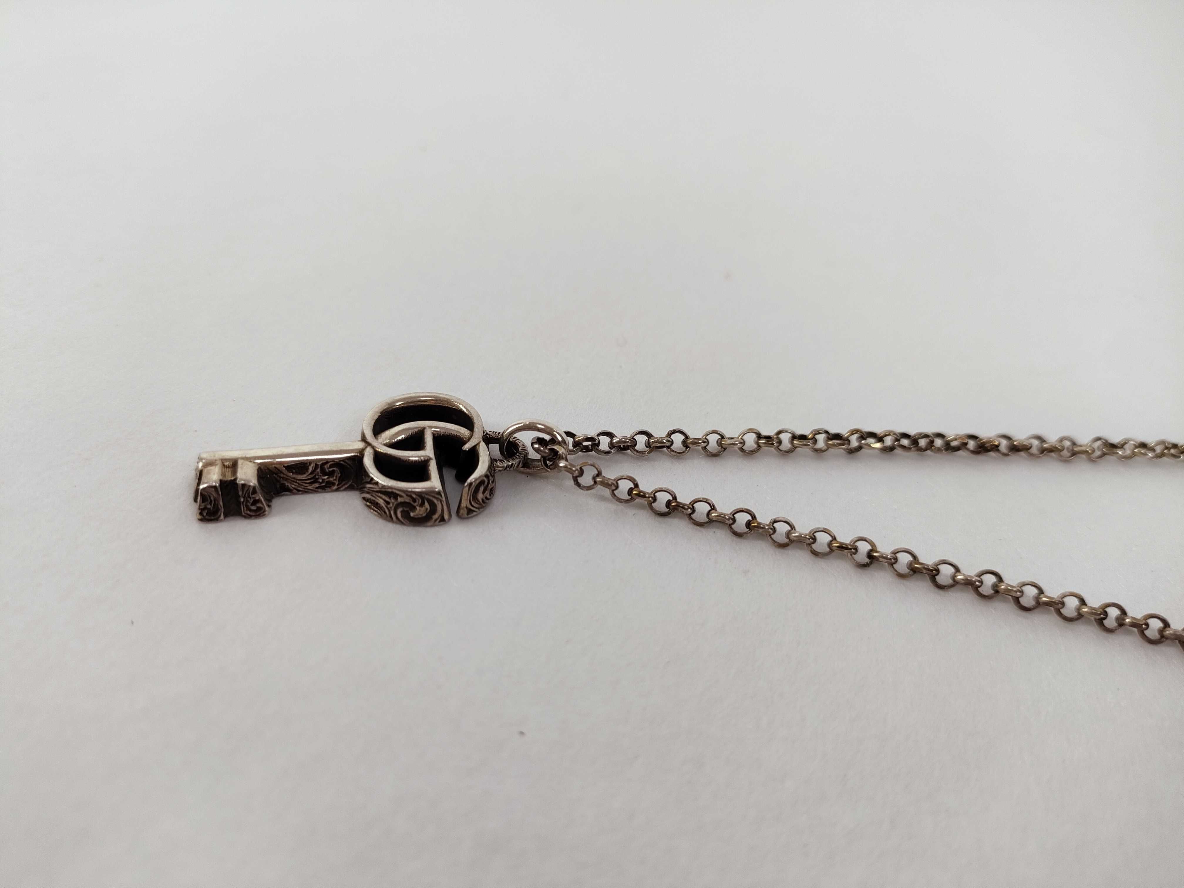 SV925 Double G Arabesque Key Necklace — view 6