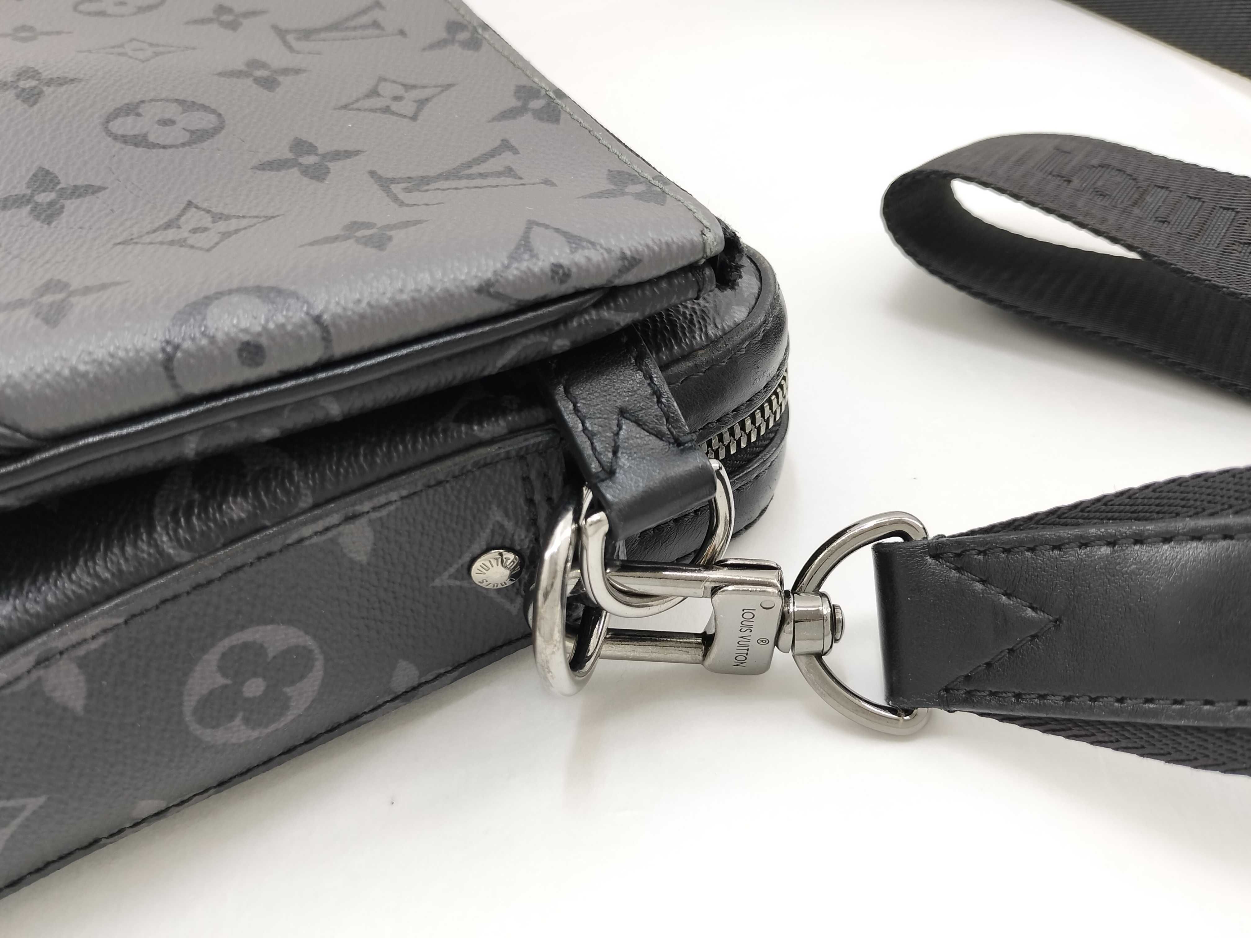 Trio Messenger Monogram Shoulder Bag — view 6
