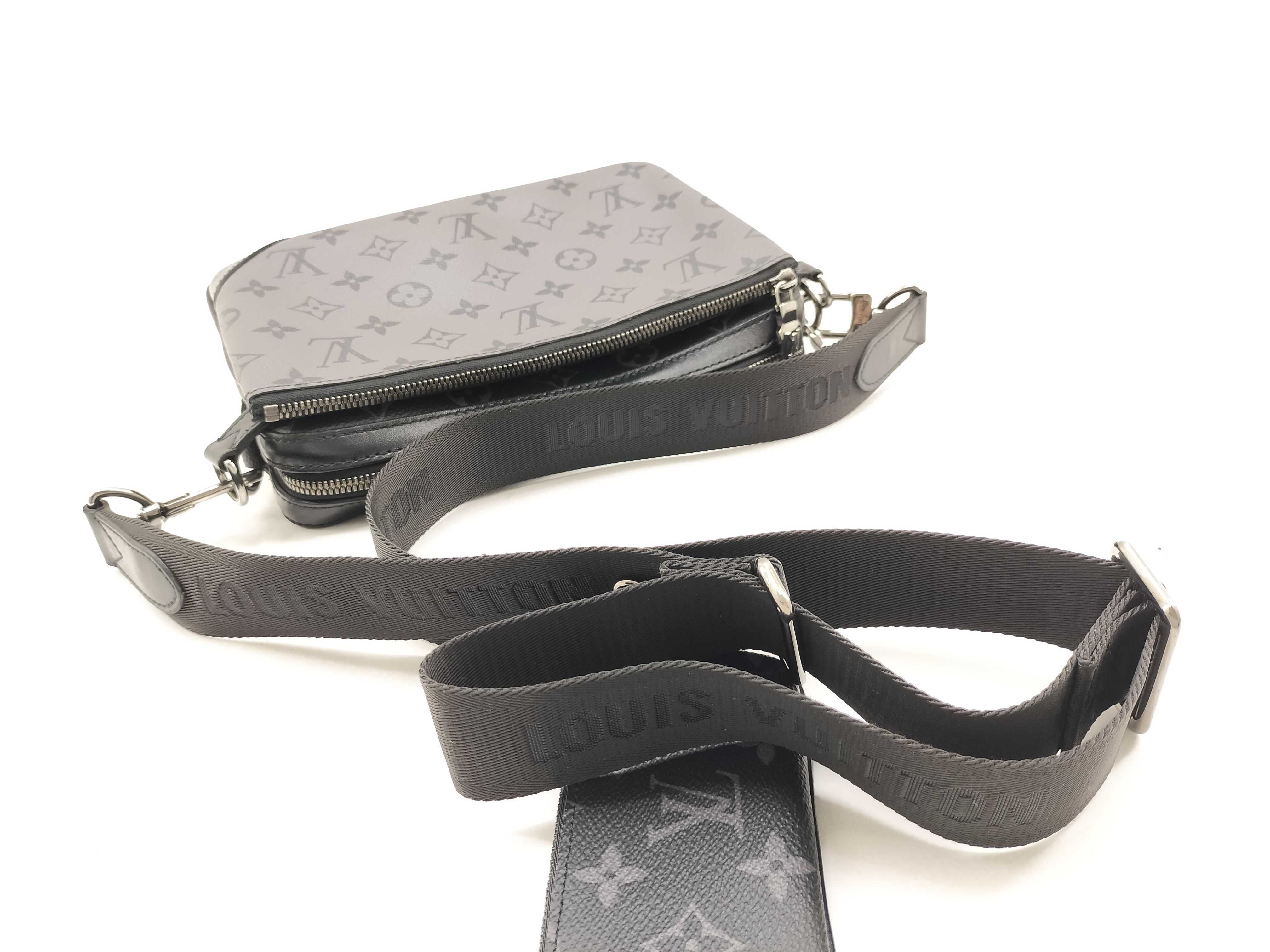Trio Messenger Monogram Shoulder Bag — view 8
