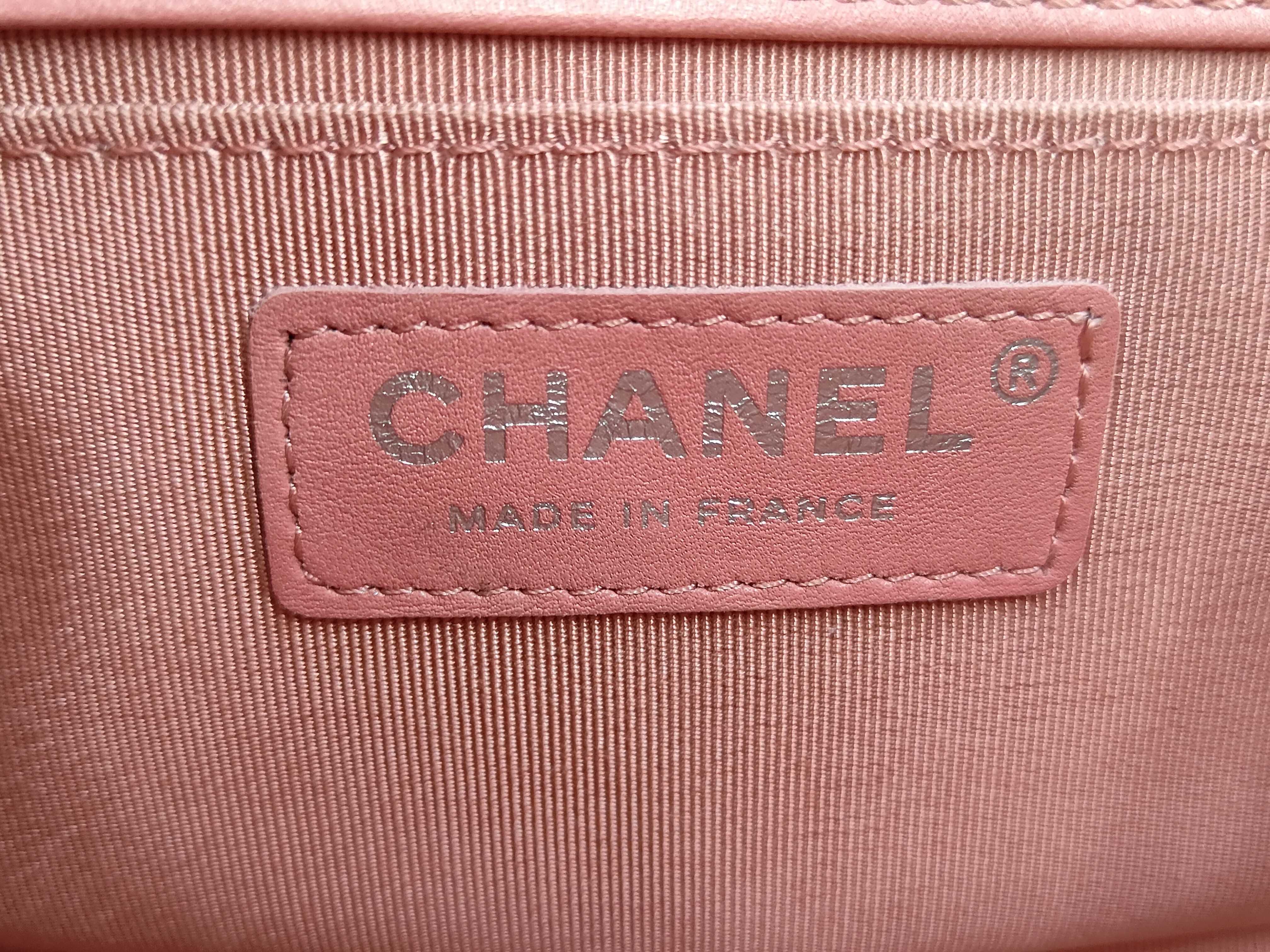 Boy Chanel Lambskin V-Stitch Shoulder Bag — view 11