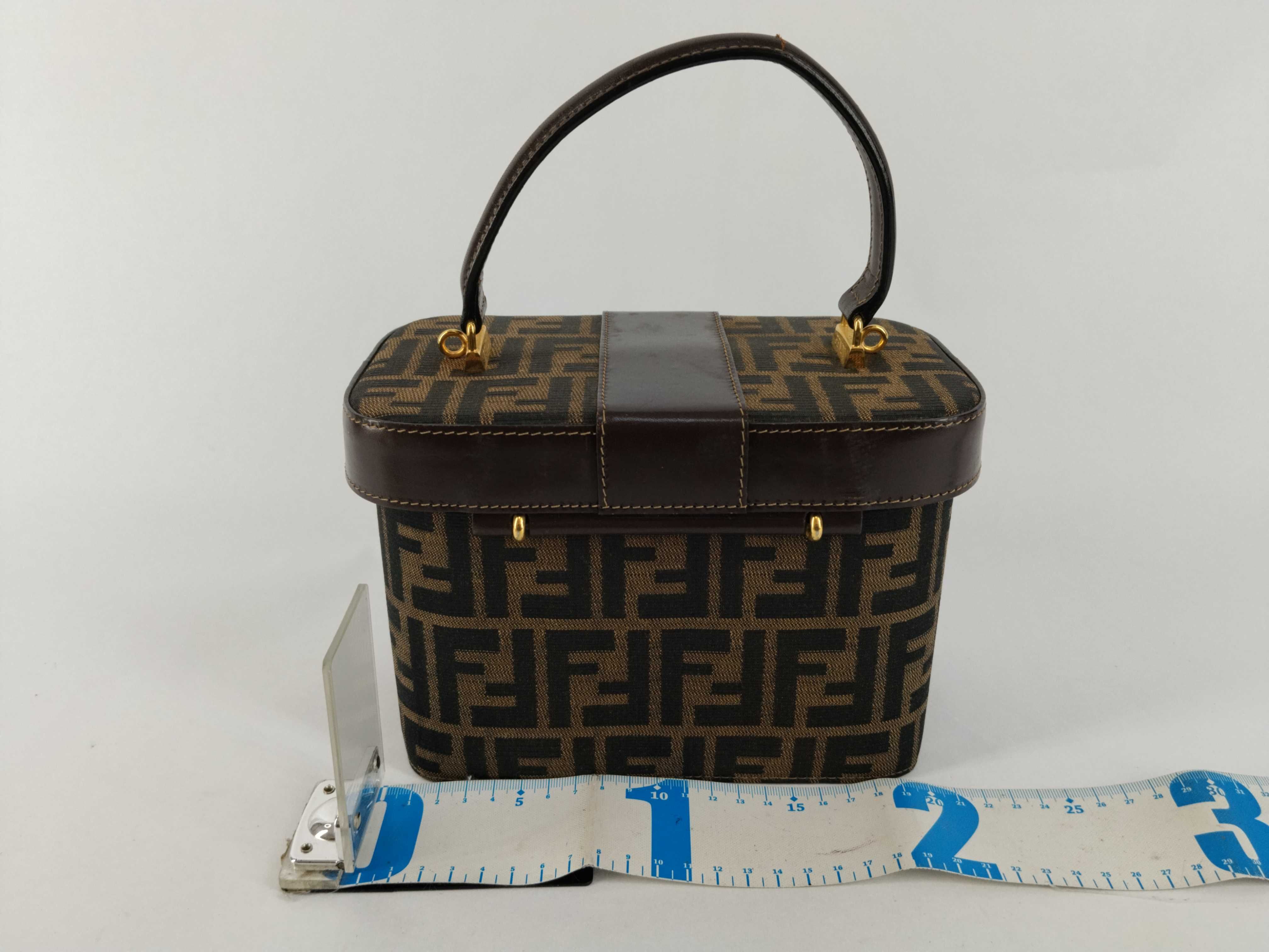 Zucca pattern Fendi 2-way vanity bag handbag Zucca pattern handbag — view 2