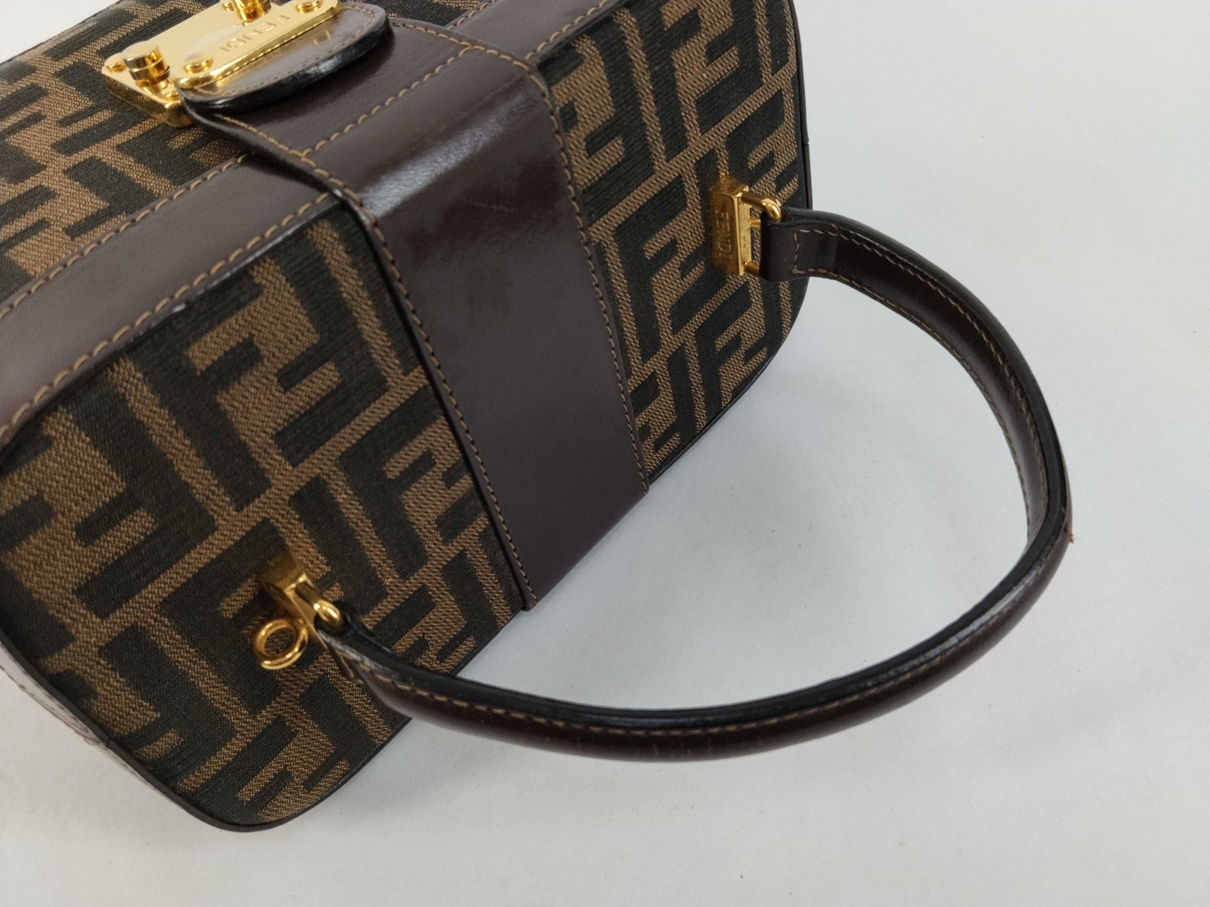 Zucca pattern Fendi 2-way vanity bag handbag Zucca pattern handbag — view 3