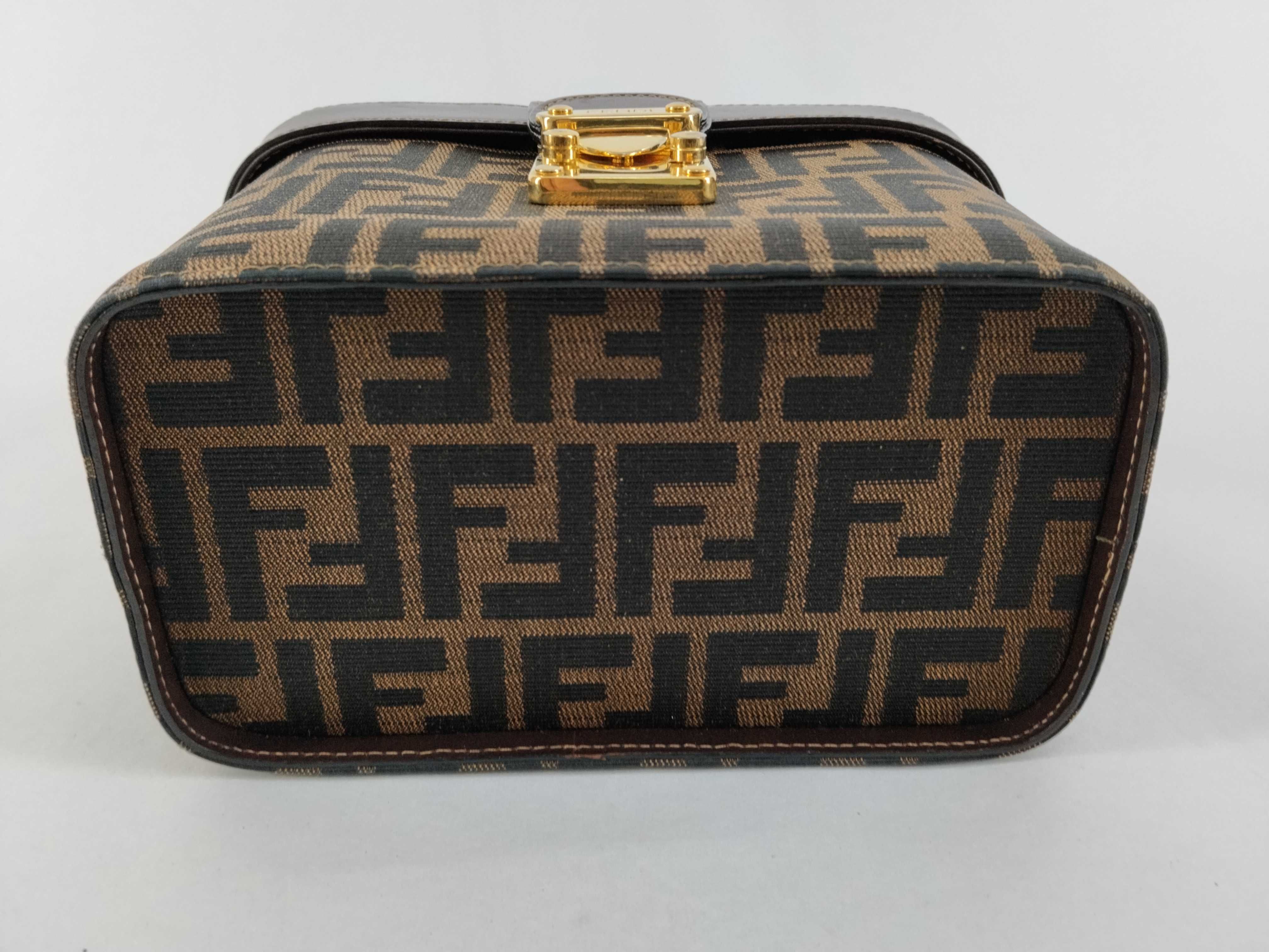 Zucca pattern Fendi 2-way vanity bag handbag Zucca pattern handbag — view 7